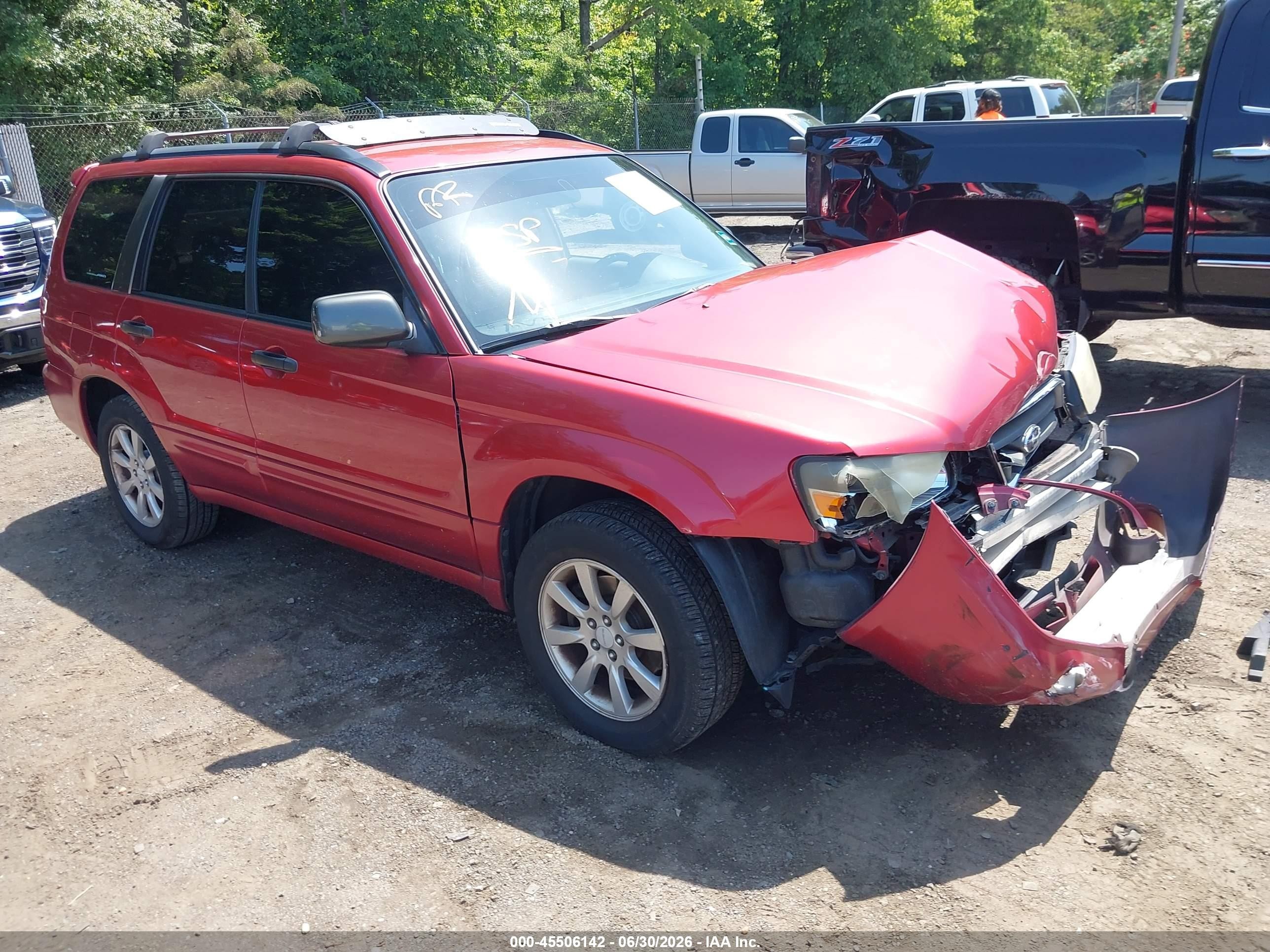 2005 Subaru Forester XS, VIN JF1SG65635H752715 — Front end