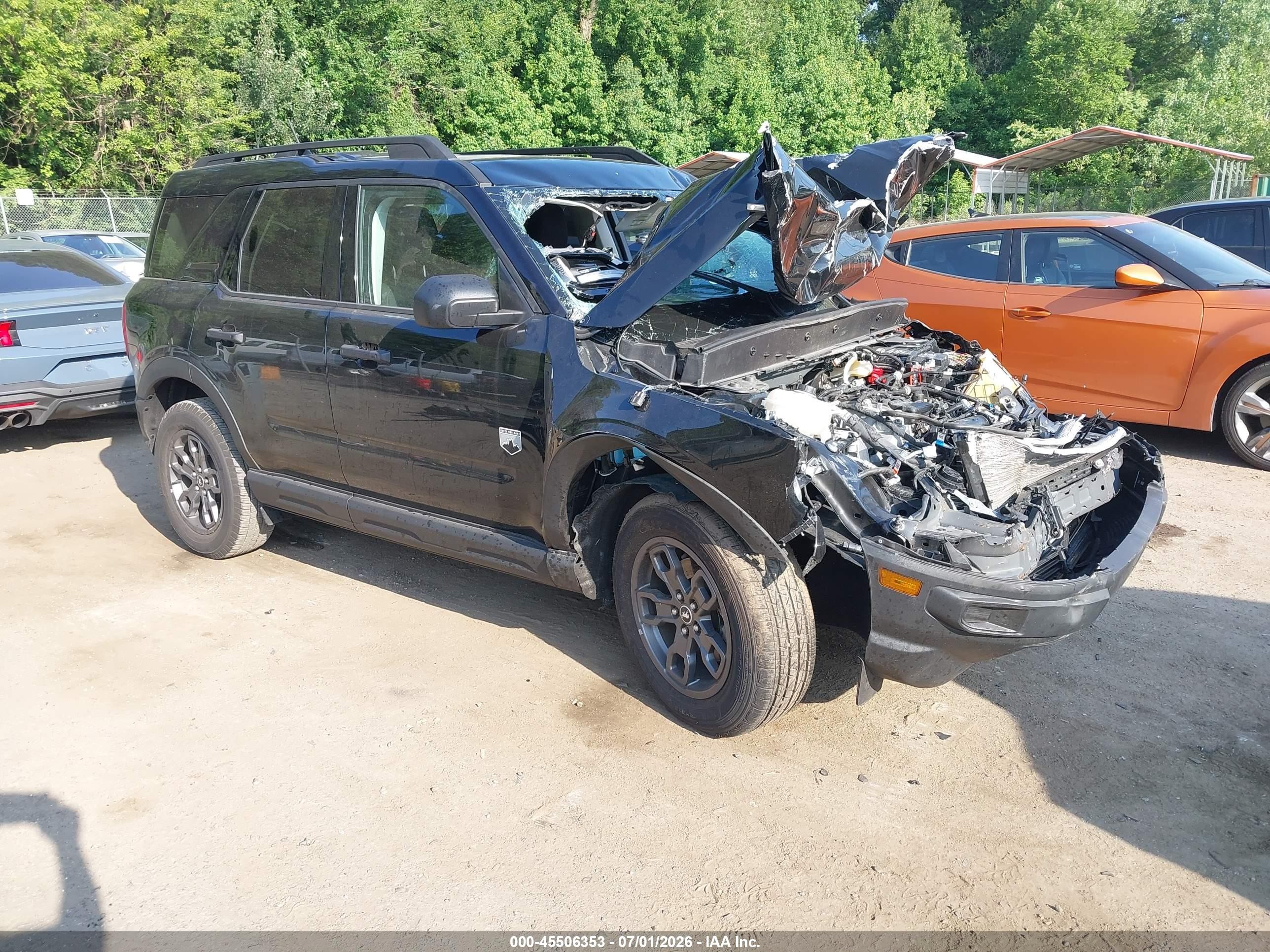2023 Ford Bronco Sport Big Bend, VIN 3FMCR9B60PRE15589 — Front end