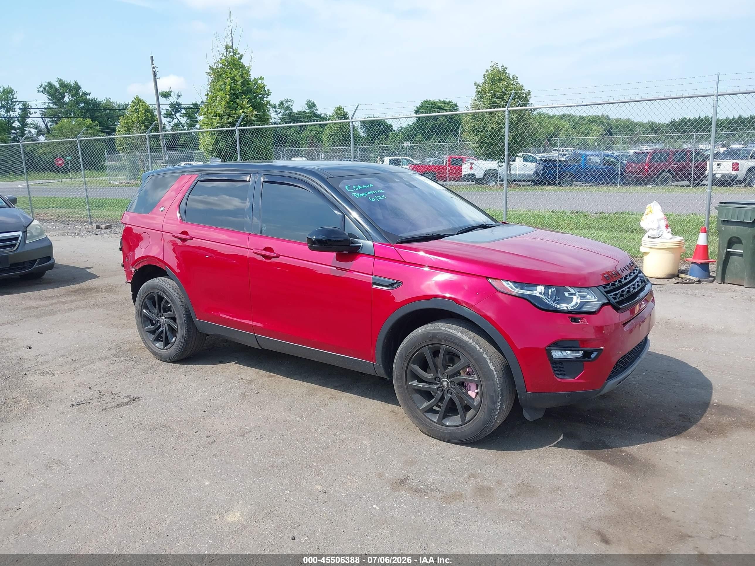 2019 Land Rover Discovery Sport HSE, VIN SALCR2FX5KH794848 — Rear end