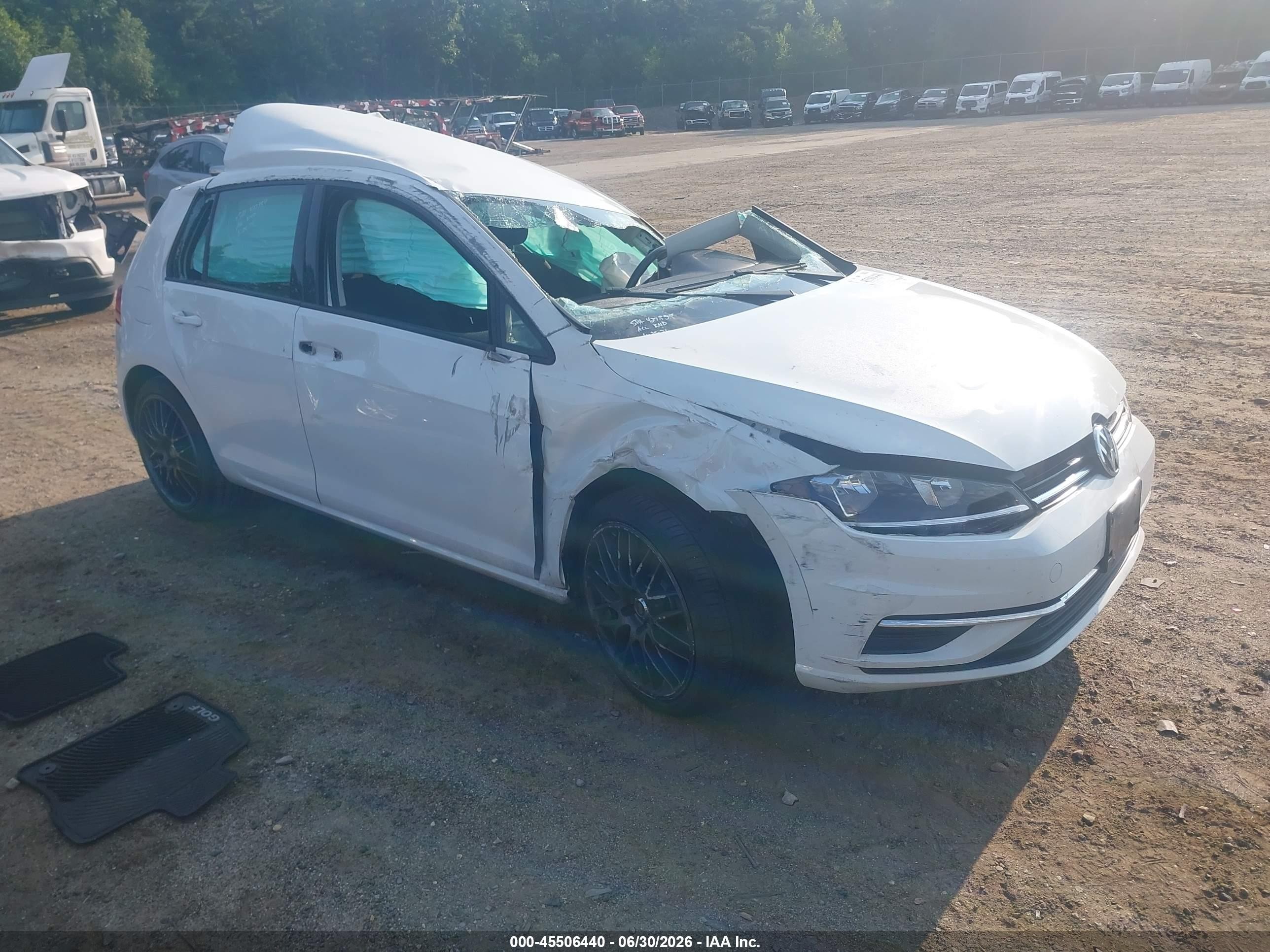 2018 Volkswagen Golf S, VIN 3VWG17AU4JM252089 — Rollover
