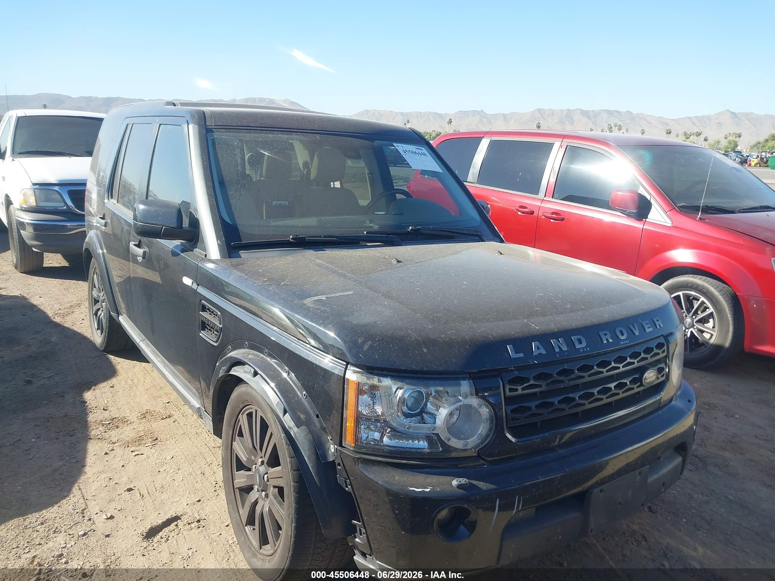 2012 Land Rover LR4 Lux, VIN SALAK2D41CA612058 — Normal wear