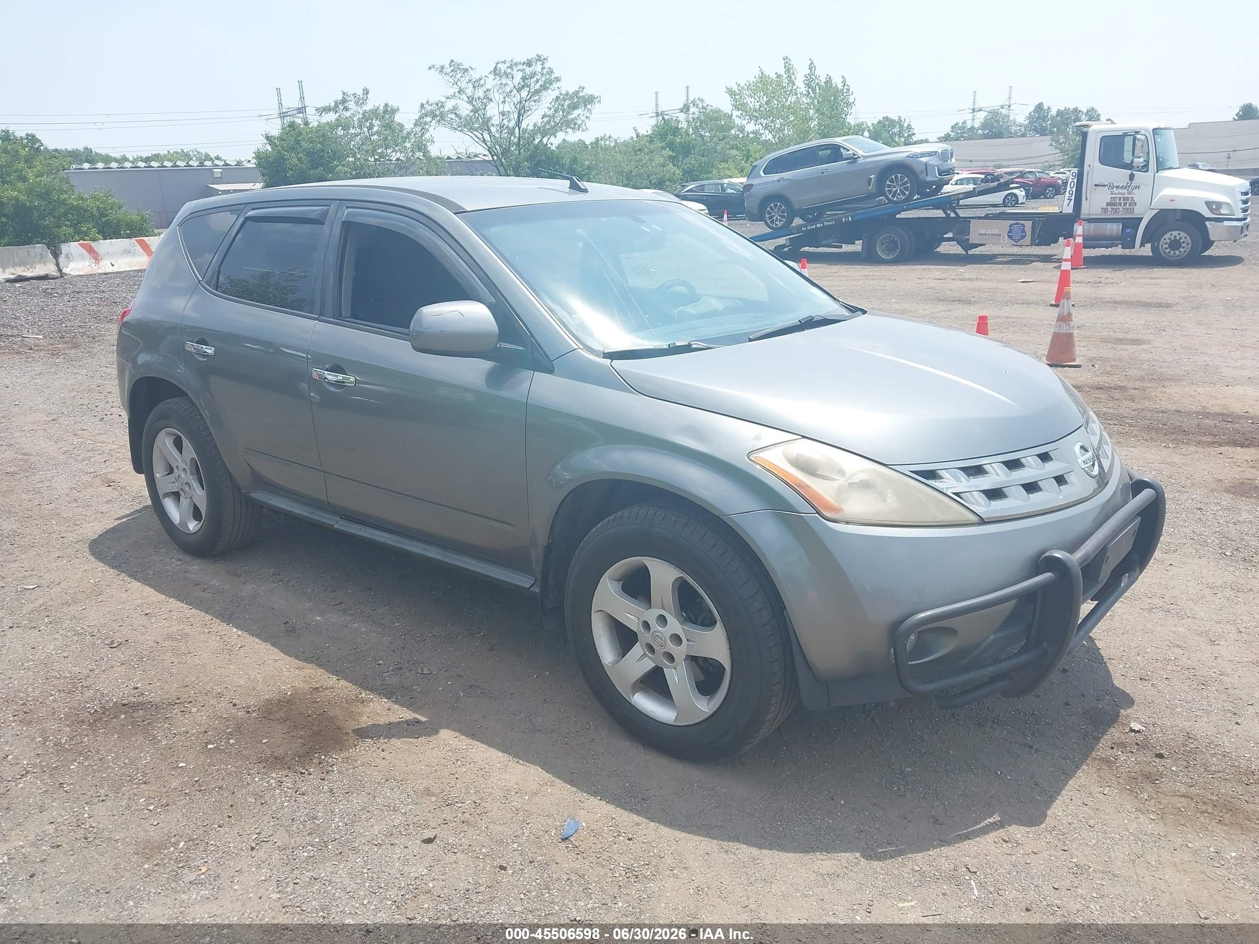 2005 Nissan Murano SL, VIN JN8AZ08W85W441841 — Front end