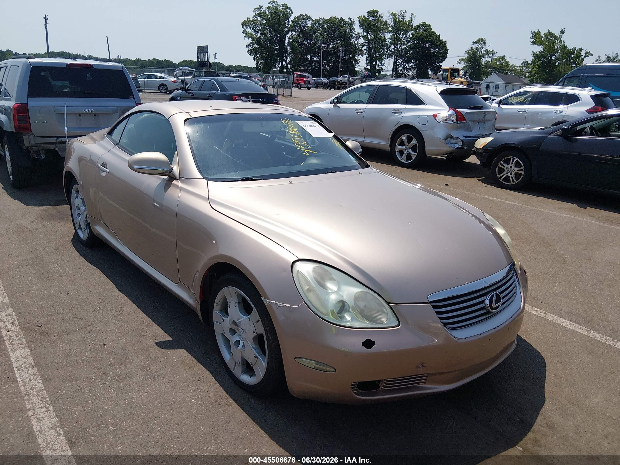 2004 Lexus SC 430, VIN JTHFN48Y540058526 — All over