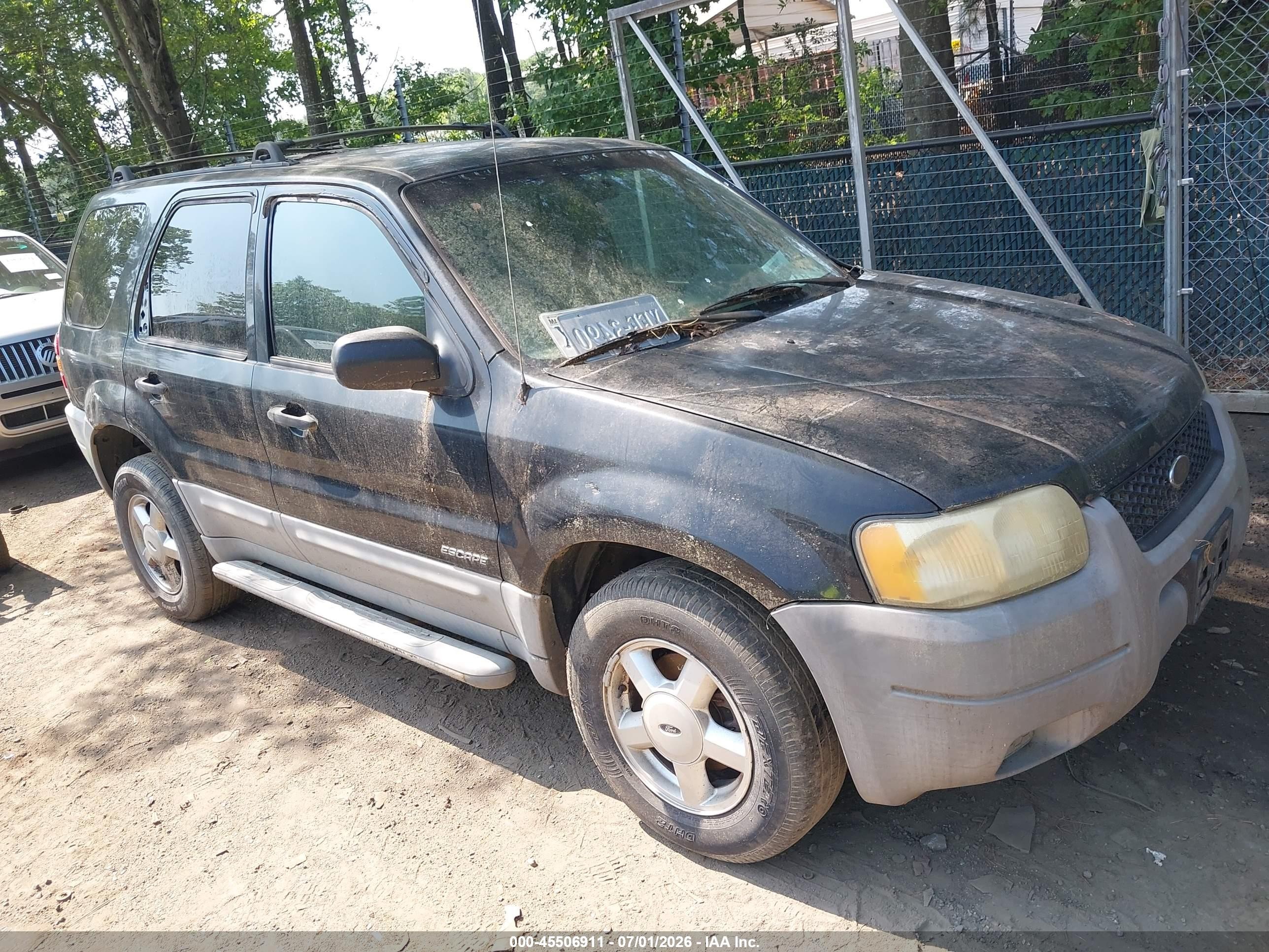 2002 Ford Escape XLS Value, VIN 1FMYU01B92KC09649 — Электрика