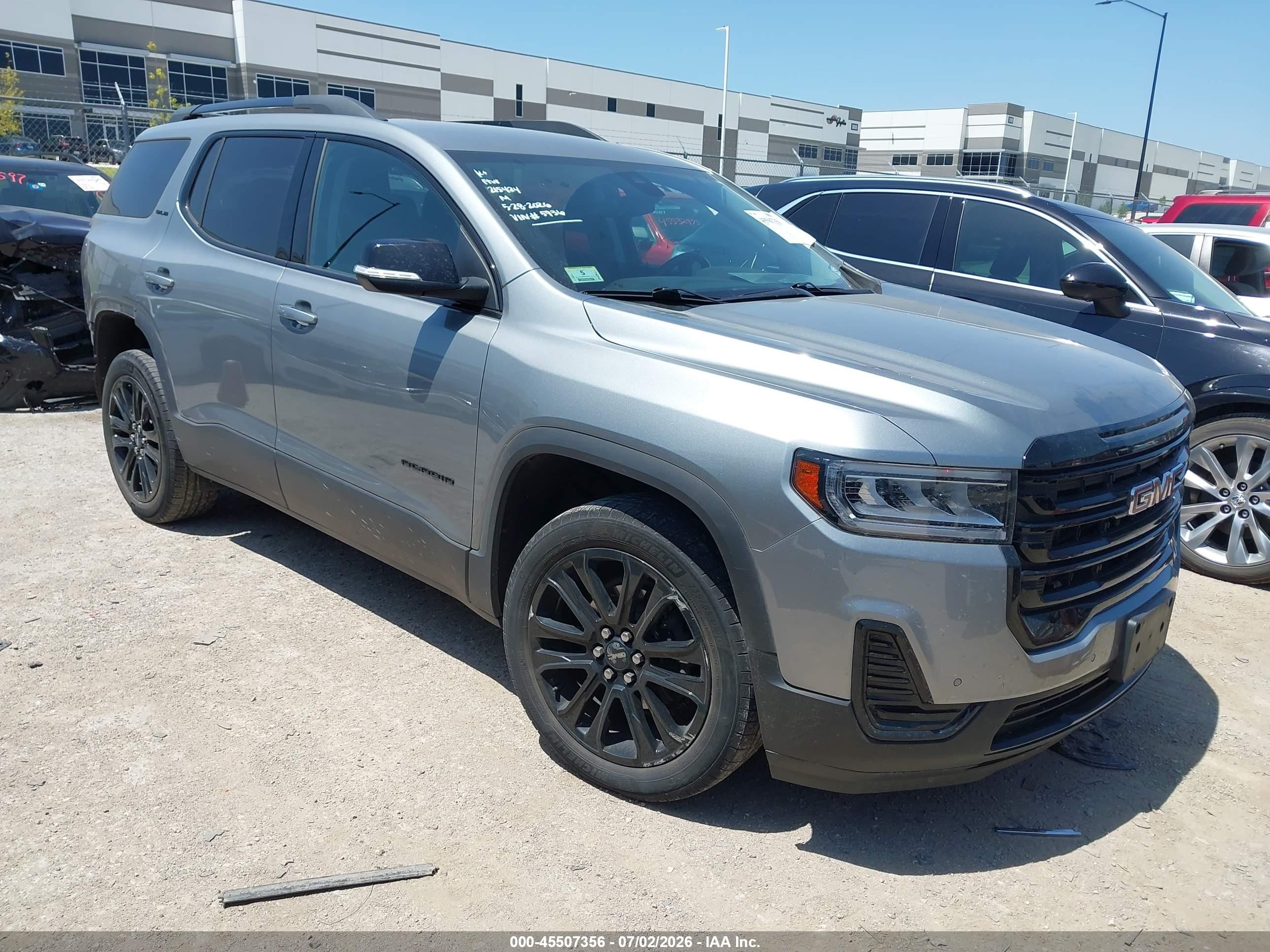 2023 GMC Acadia SLE, VIN 1GKKNRL43PZ165936 — Rear end