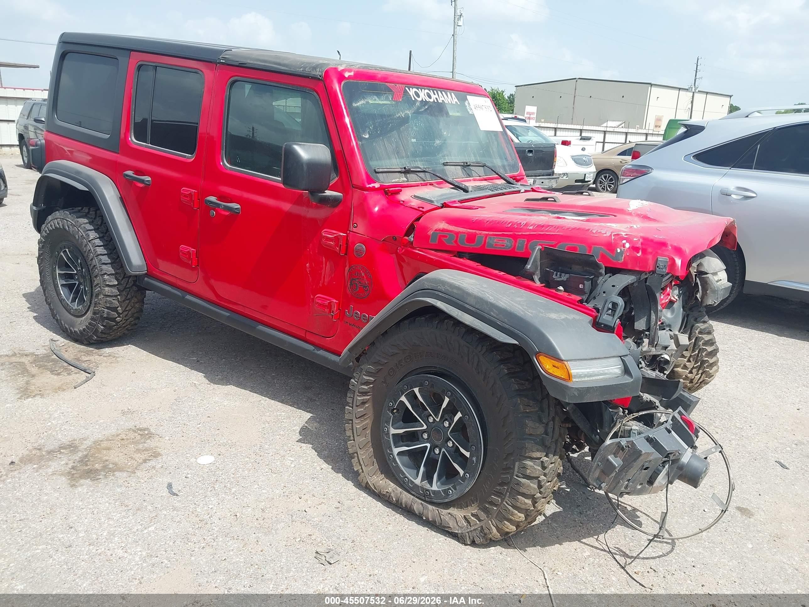 2024 Jeep Wrangler Rubicon X, VIN 1C4RJXFGXRW250888 — Frame damage