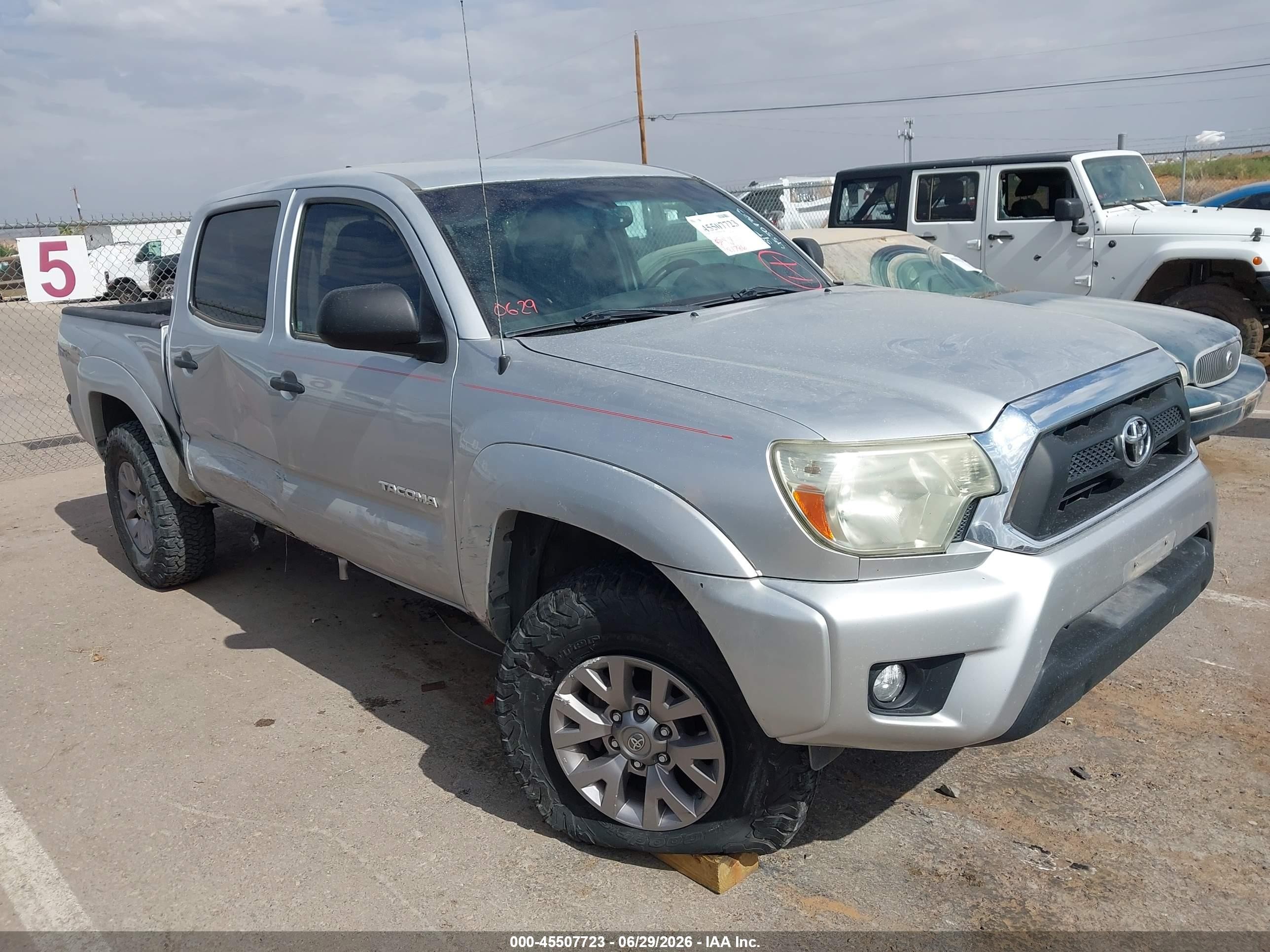 2012 Toyota Tacoma PreRunner, VIN 3TMJU4GN2CM128968 — Undercarriage