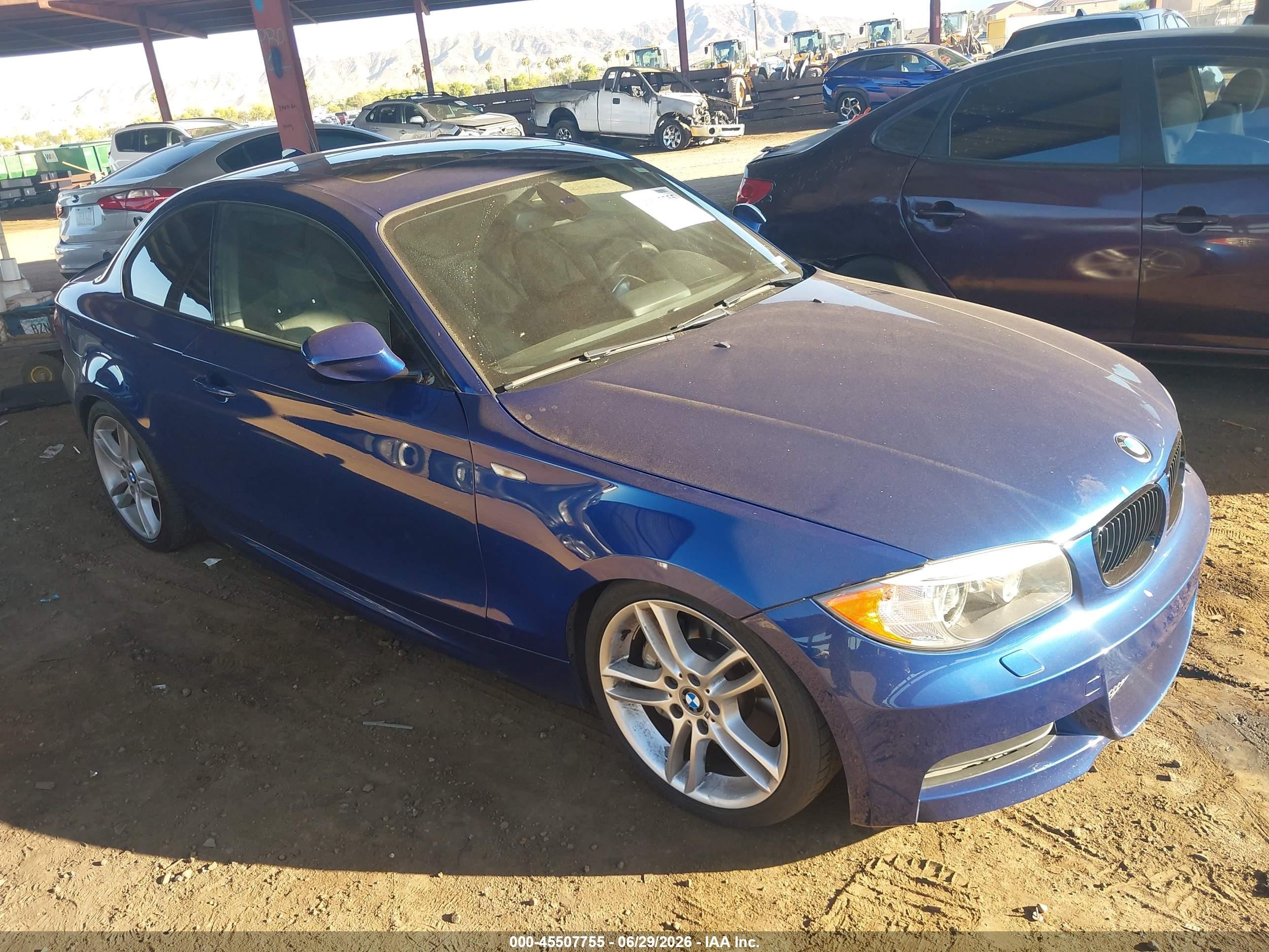 2012 BMW 1 Series 135i, VIN WBAUC9C50CVM11682 — Не указано