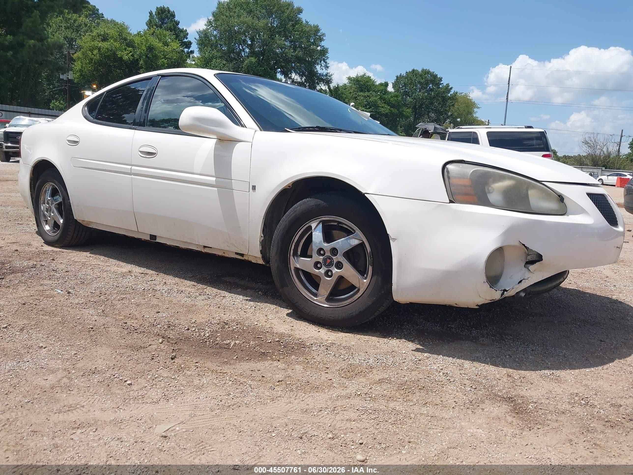 2008 Pontiac Grand Prix, VIN 2G2WP552X81174661 — Normal wear