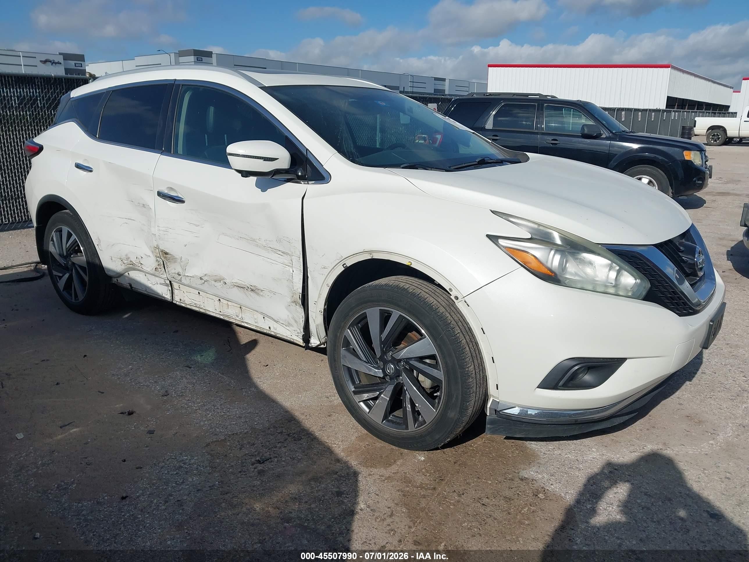 2018 Nissan Murano SL, VIN 5N1AZ2MG8JN123736 — Normal wear