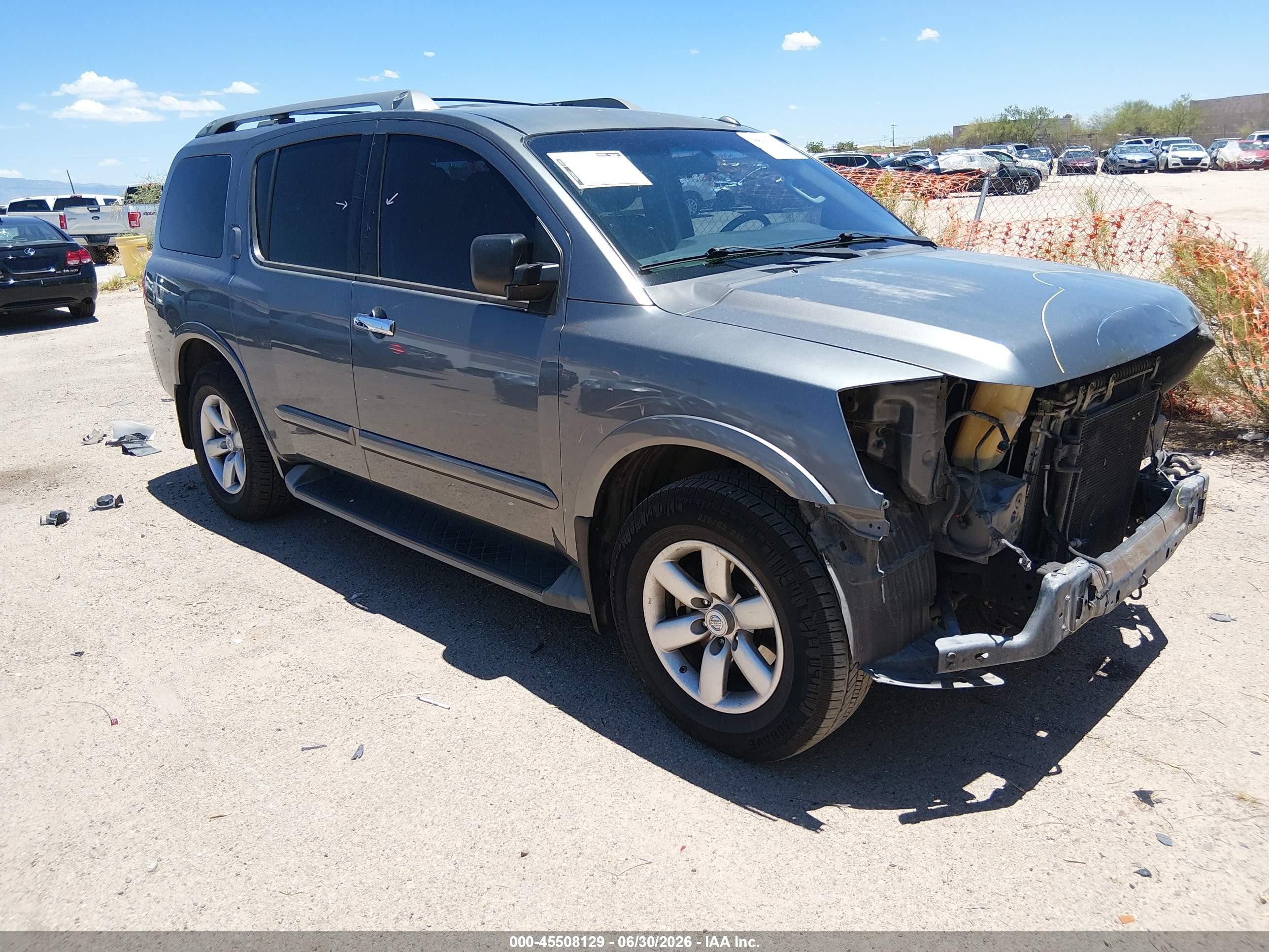 2014 Nissan Armada SL, VIN 5N1BA0ND5EN611830 — Front end