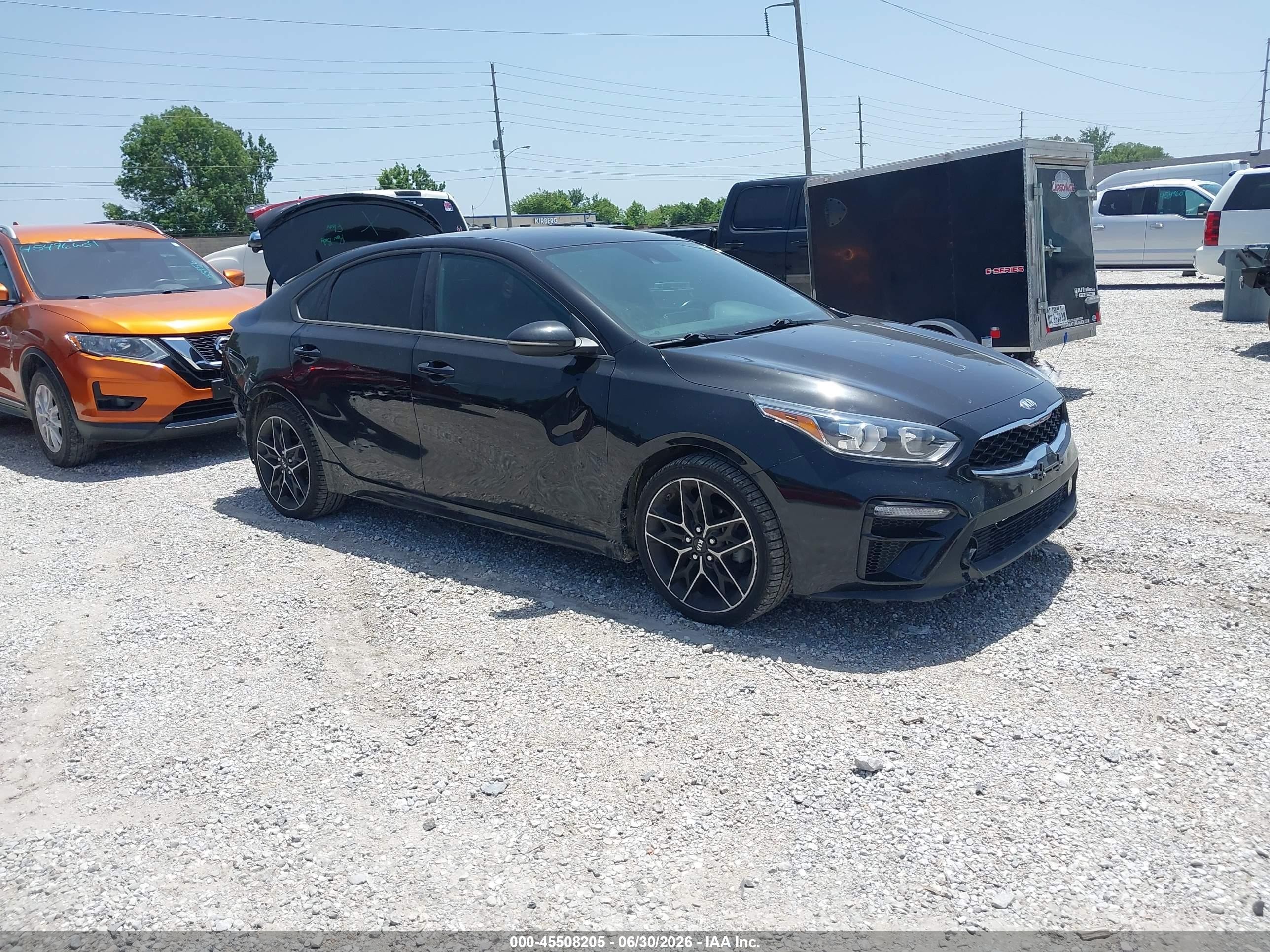 2021 Kia Forte GT-Line, VIN 3KPF34AD7ME360342 — Rear end