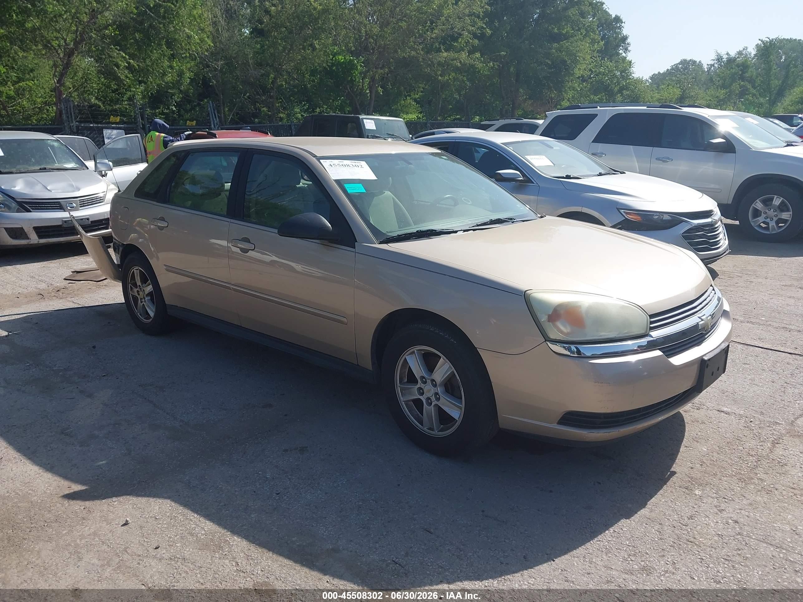 2005 Chevrolet Malibu Maxx LS, VIN 1G1ZT62865F316357 — Rear end