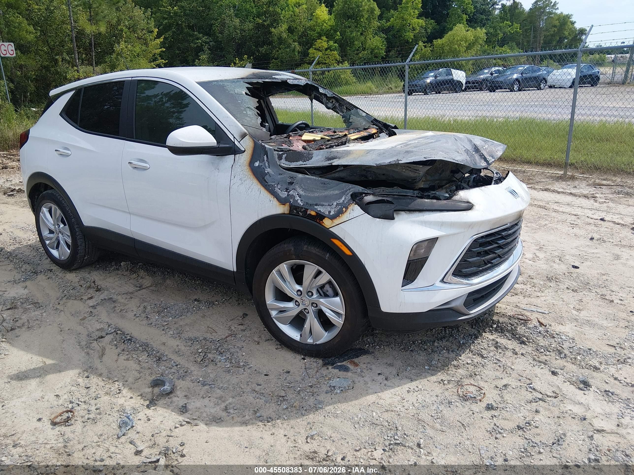 2024 Buick Encore GX Preferred, VIN KL4AMBS27RB195478 — Engine fire