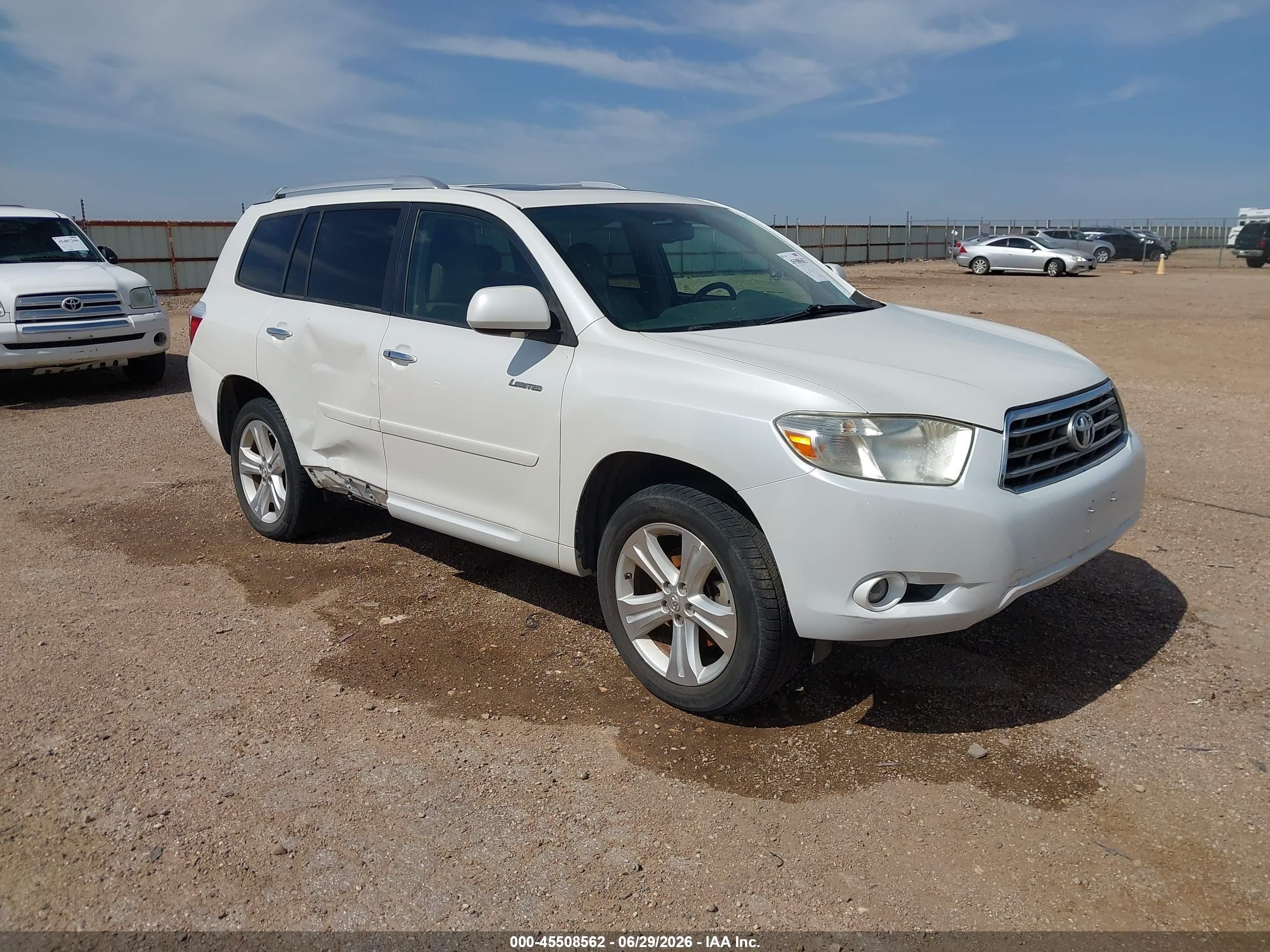 2010 Toyota Highlander Limited, VIN 5TDDK3EH5AS001929 — Normal wear