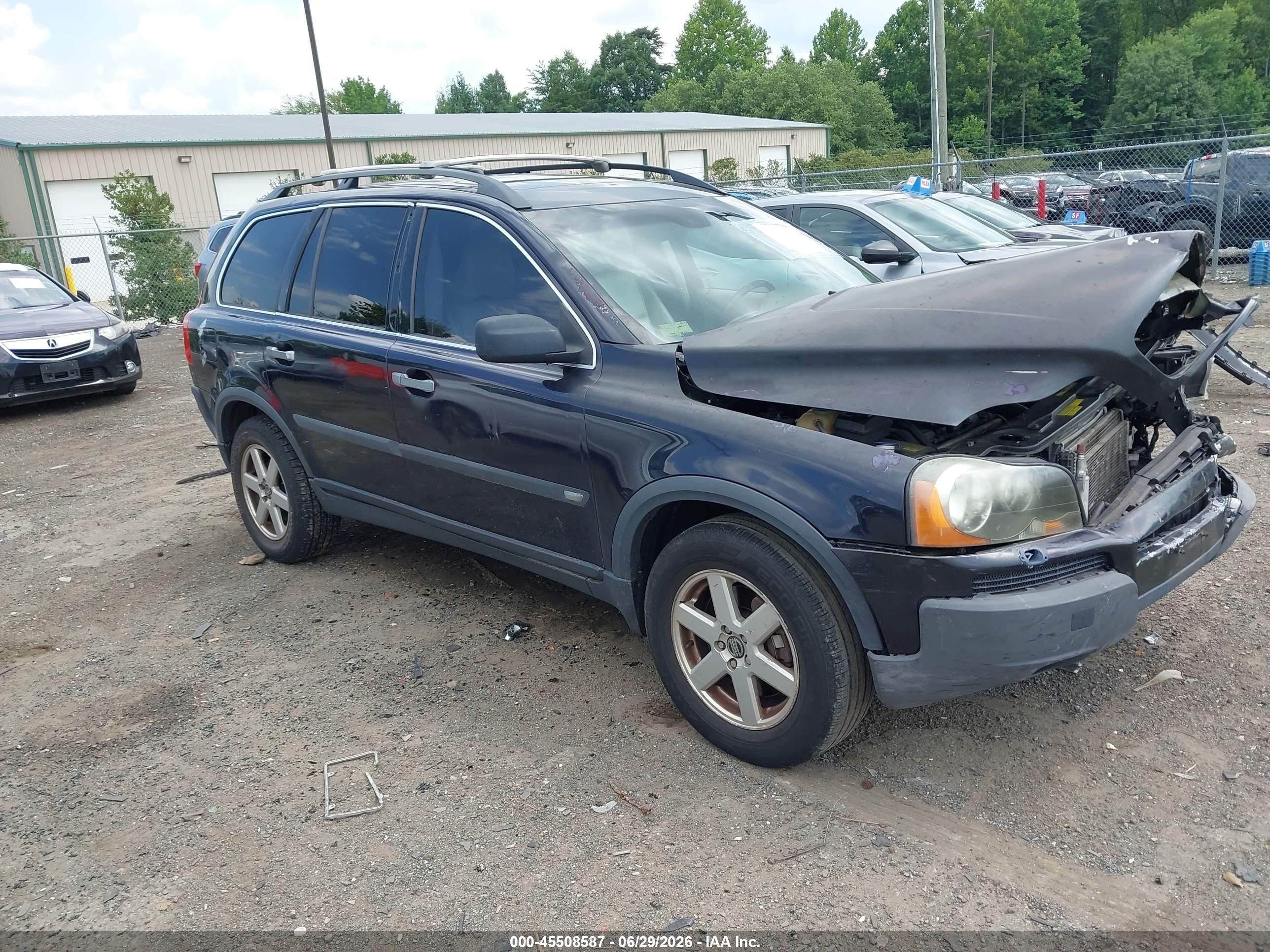 2005 Volvo XC90, VIN YV1CZ592651217780 — Перед