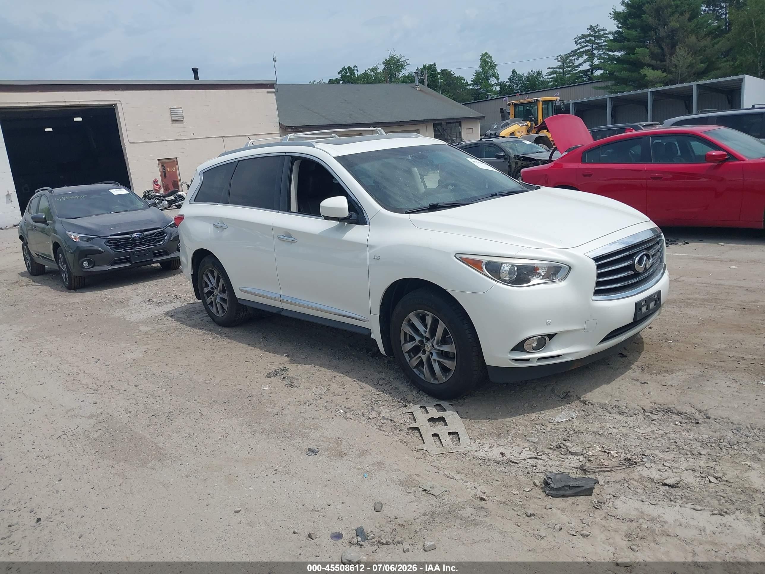 2014 Infiniti QX60, VIN 5N1AL0MM6EC532668 — Front end