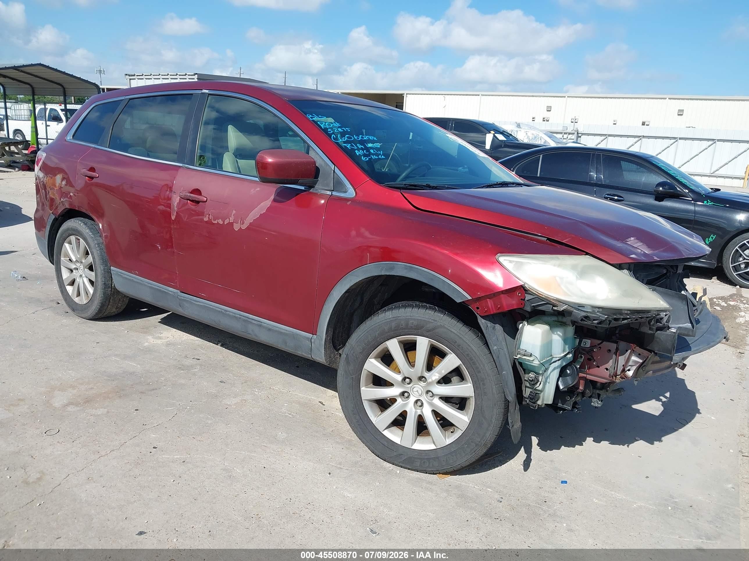 2008 Mazda CX-9 Sport, VIN JM3TB38A580161341 — Перед