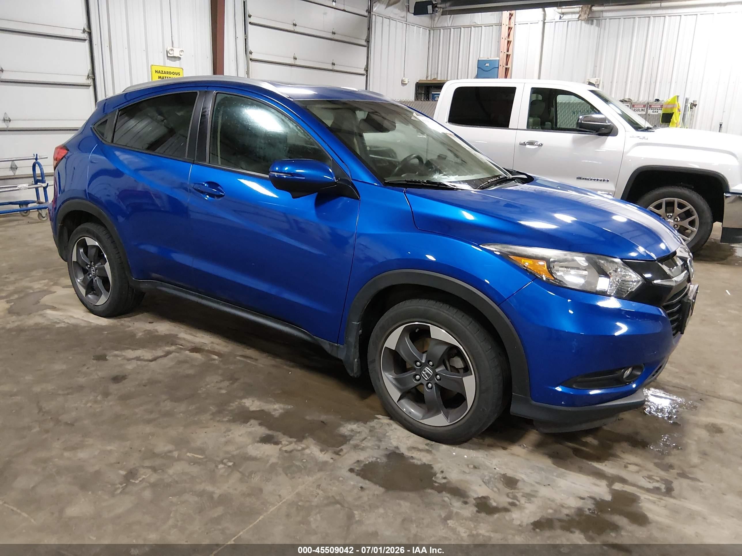 2018 Honda HR-V EX-L, VIN 3CZRU6H78JM719778 — Side