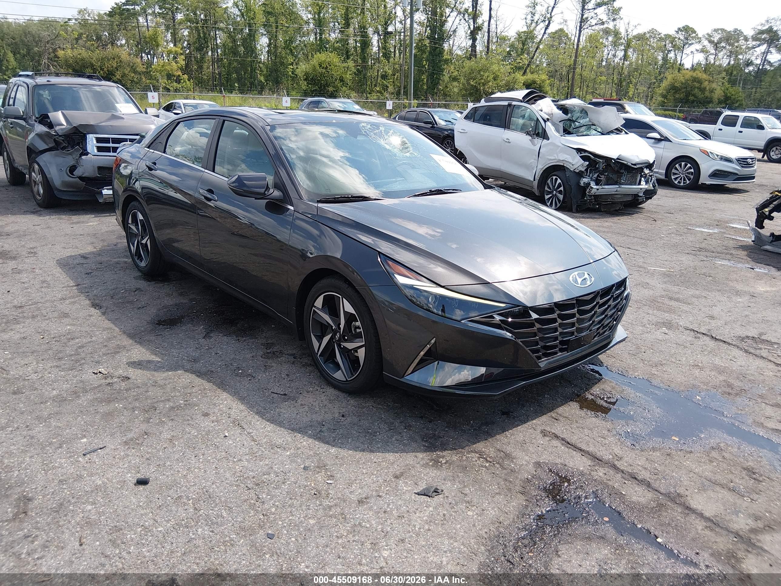 2023 Hyundai Elantra Limited, VIN 5NPLP4AG0PH111334 — Стихия