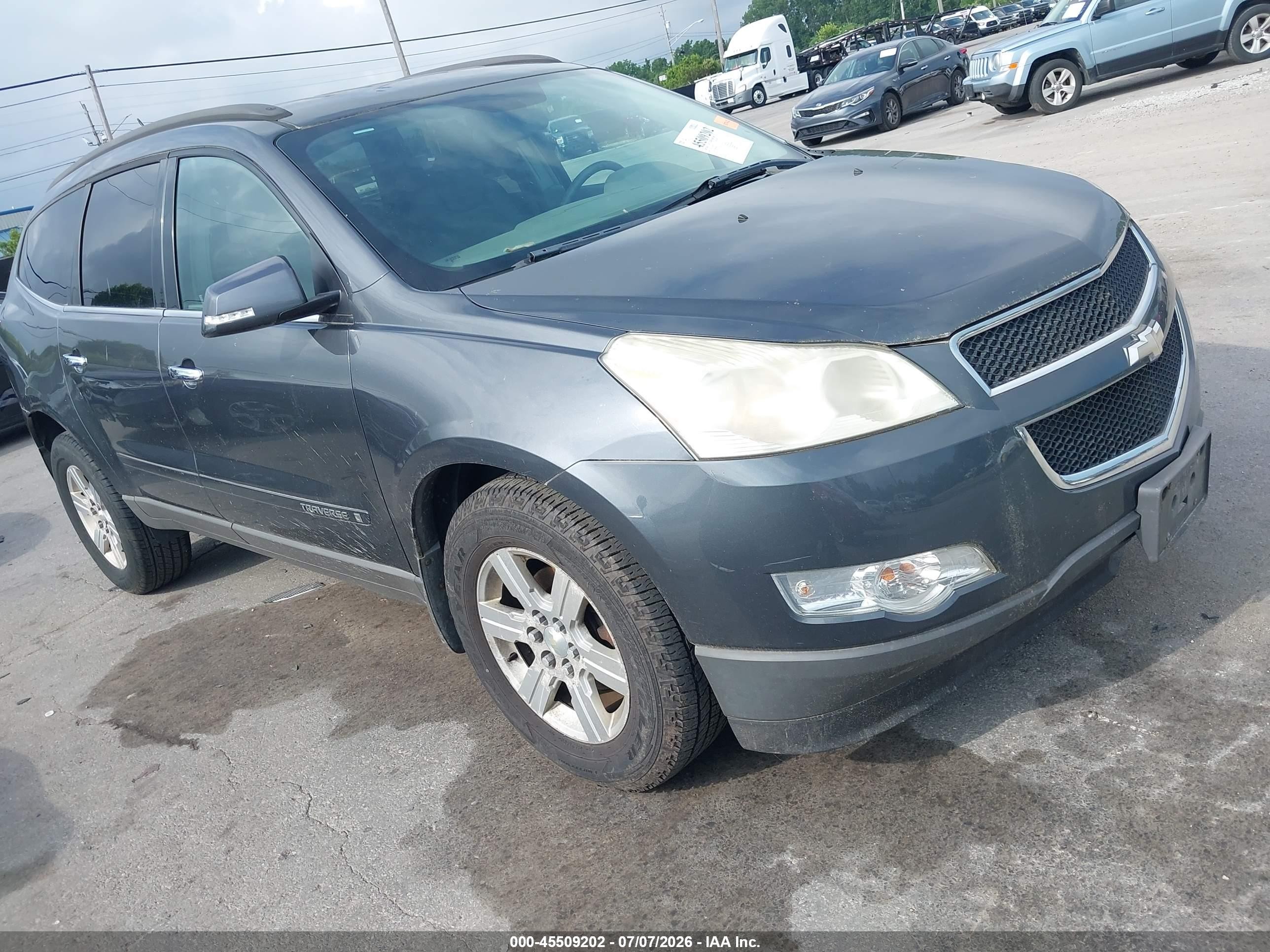2009 Chevrolet Traverse 1LT, VIN 1GNER23D99S100600 — Normal wear