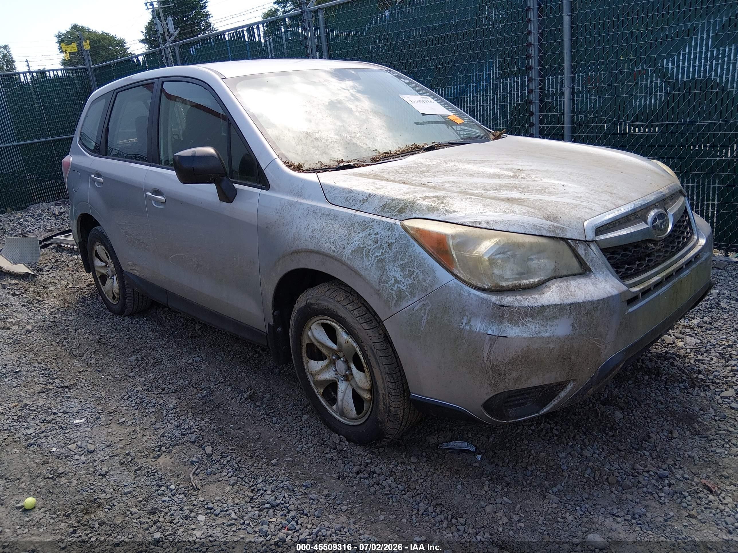 2014 Subaru Forester 2.5i, VIN JF2SJAAC2EH412497 — Normal wear