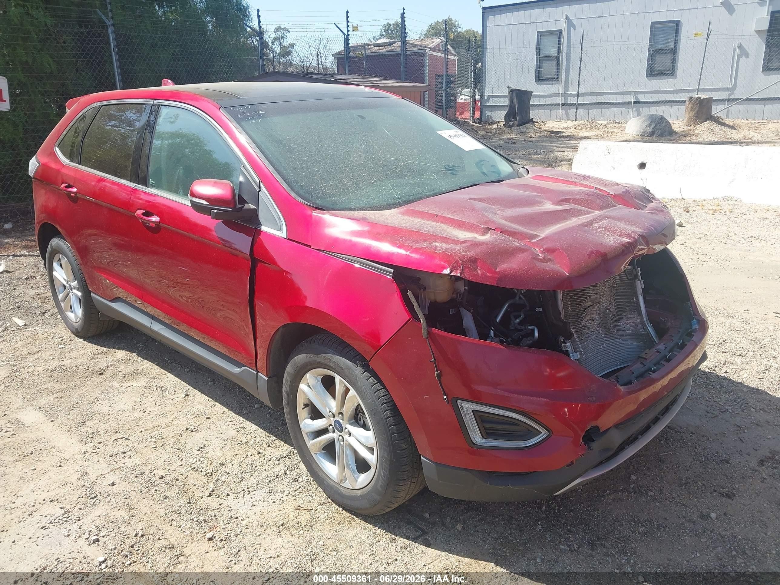 2017 Ford Edge SEL, VIN 2FMPK3J99HBC31752 — Normal wear