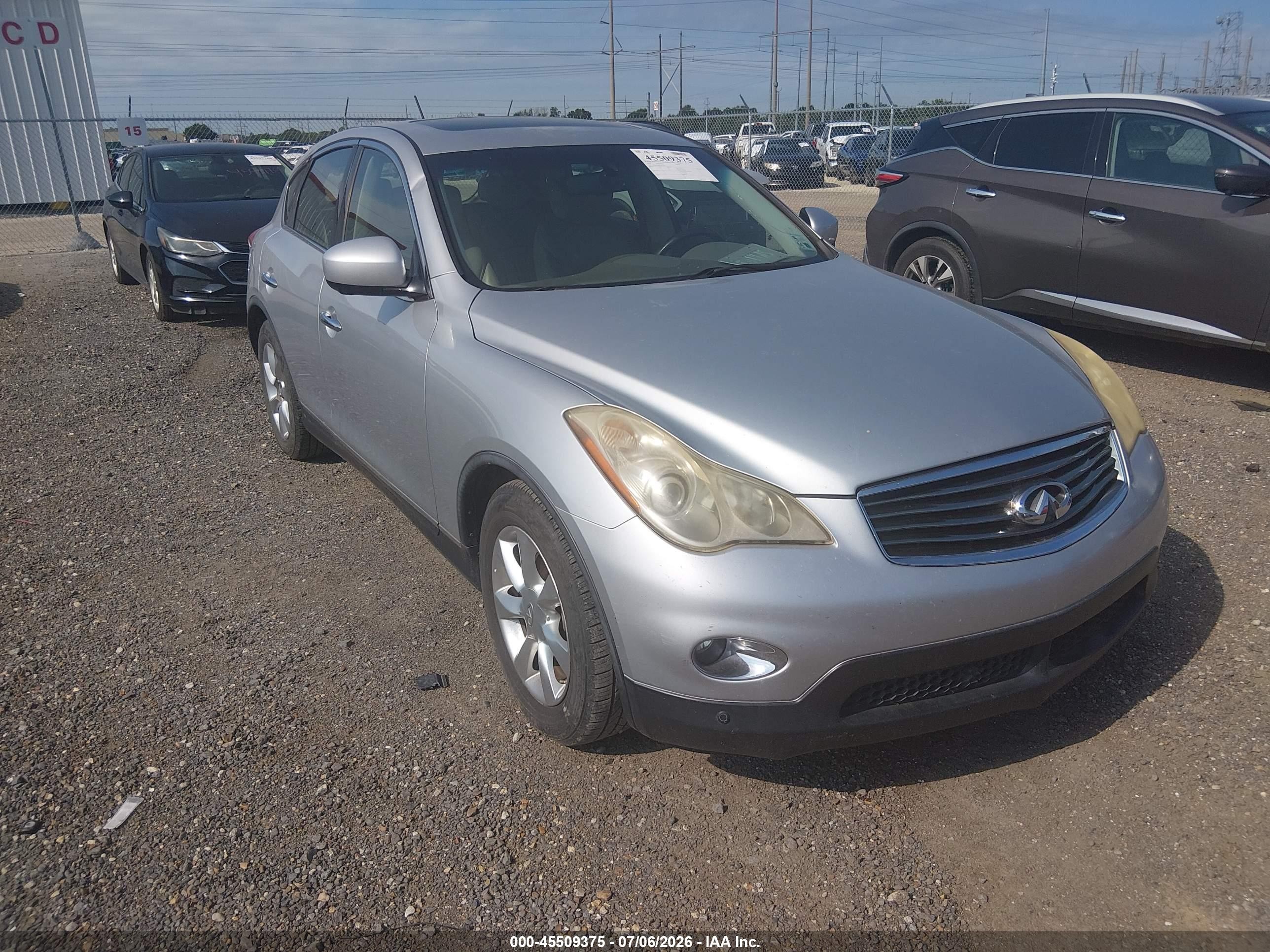 2010 Infiniti EX Journey, VIN JN1AJ0HP8AM701837 — Water / flood