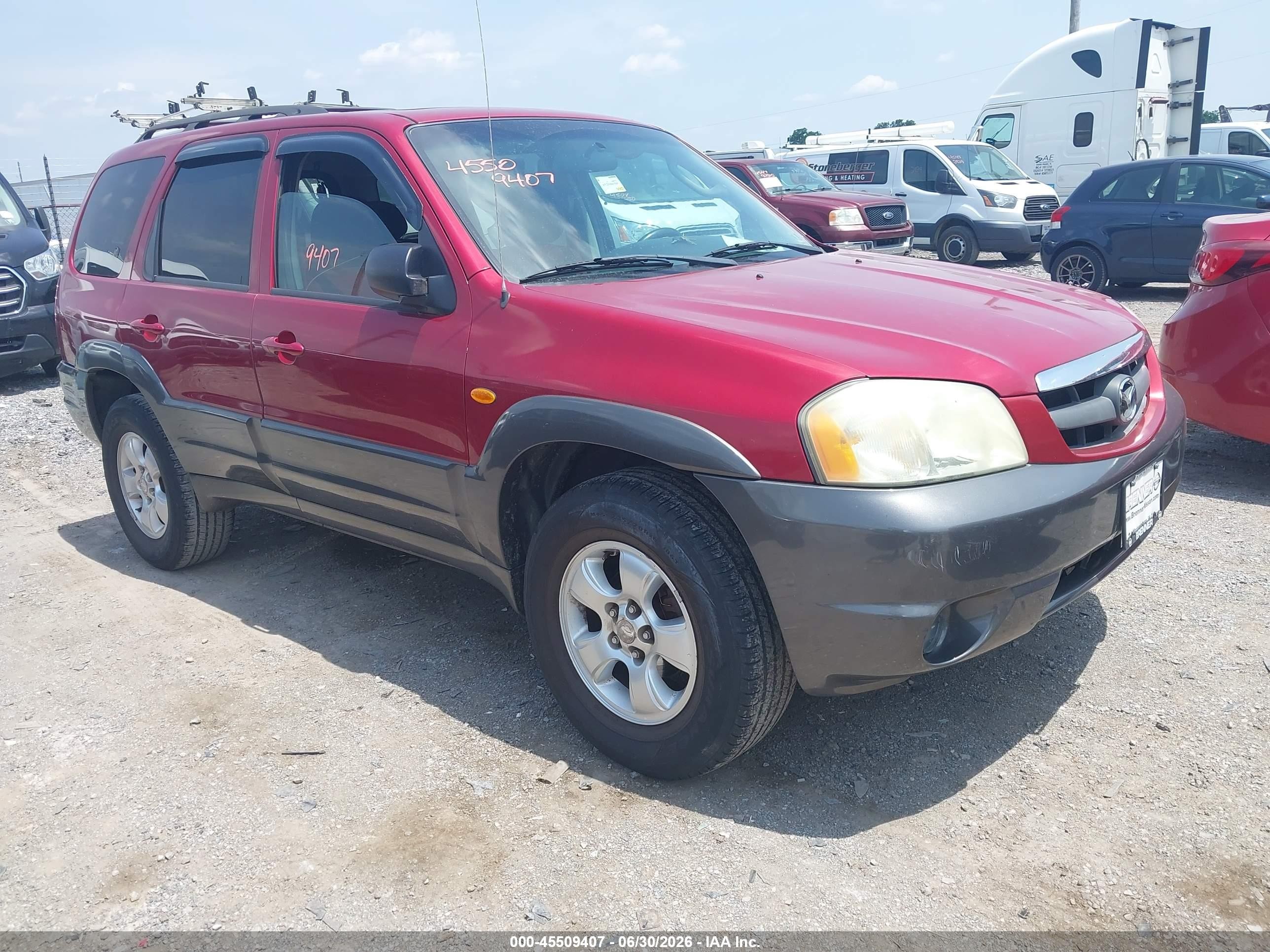 2004 Mazda Tribute LX, VIN 4F2YZ94194KM27302 — Normal wear