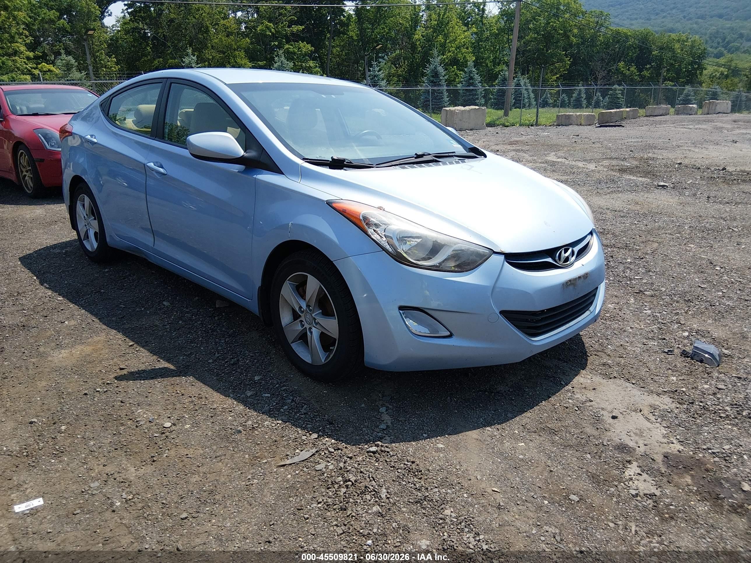 2012 Hyundai Elantra Limited, VIN KMHDH4AE5CU461036 — Normal wear