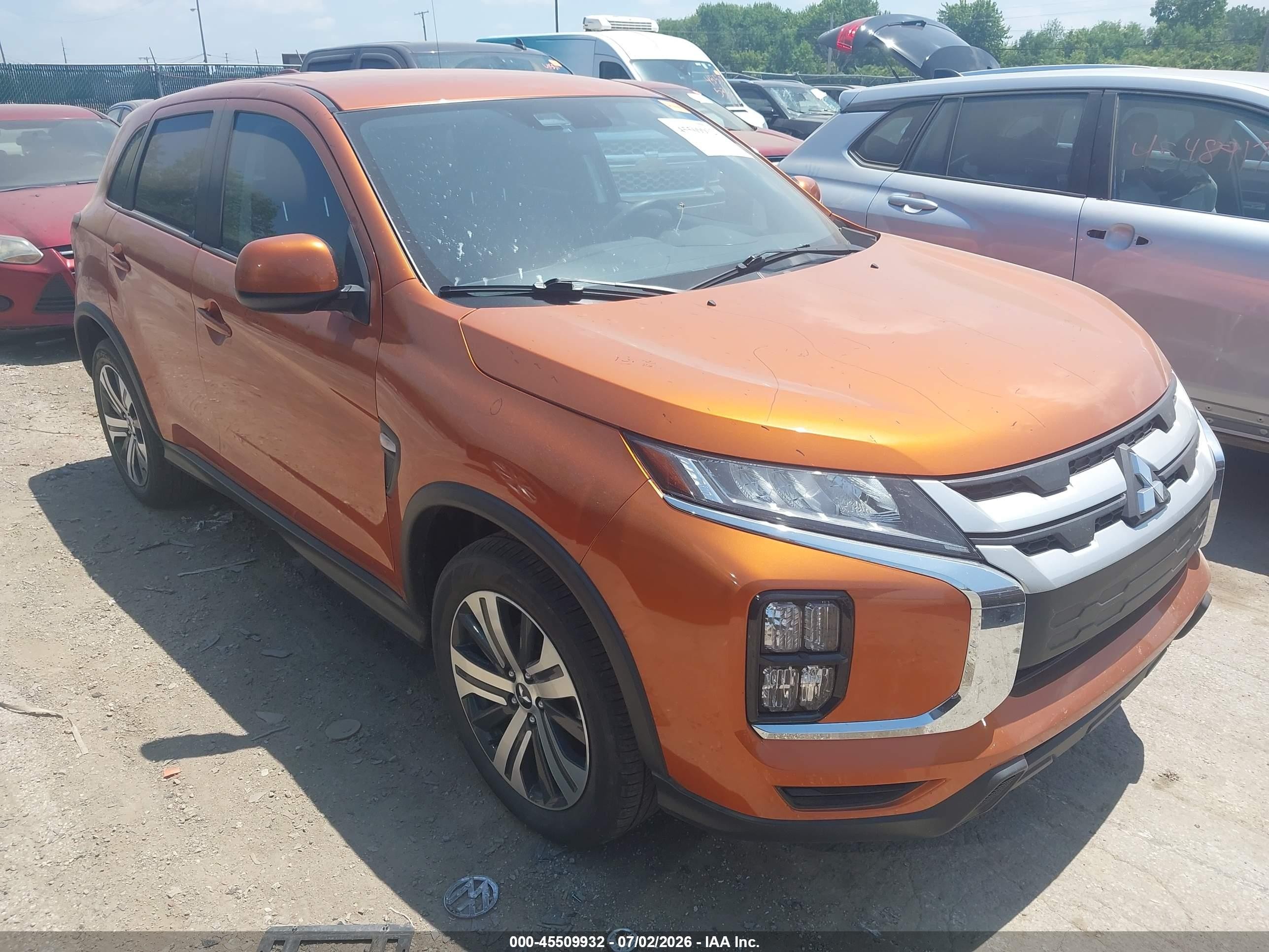 2024 Mitsubishi Outlander S, VIN JA4ARUAU0RU022082 — Hail
