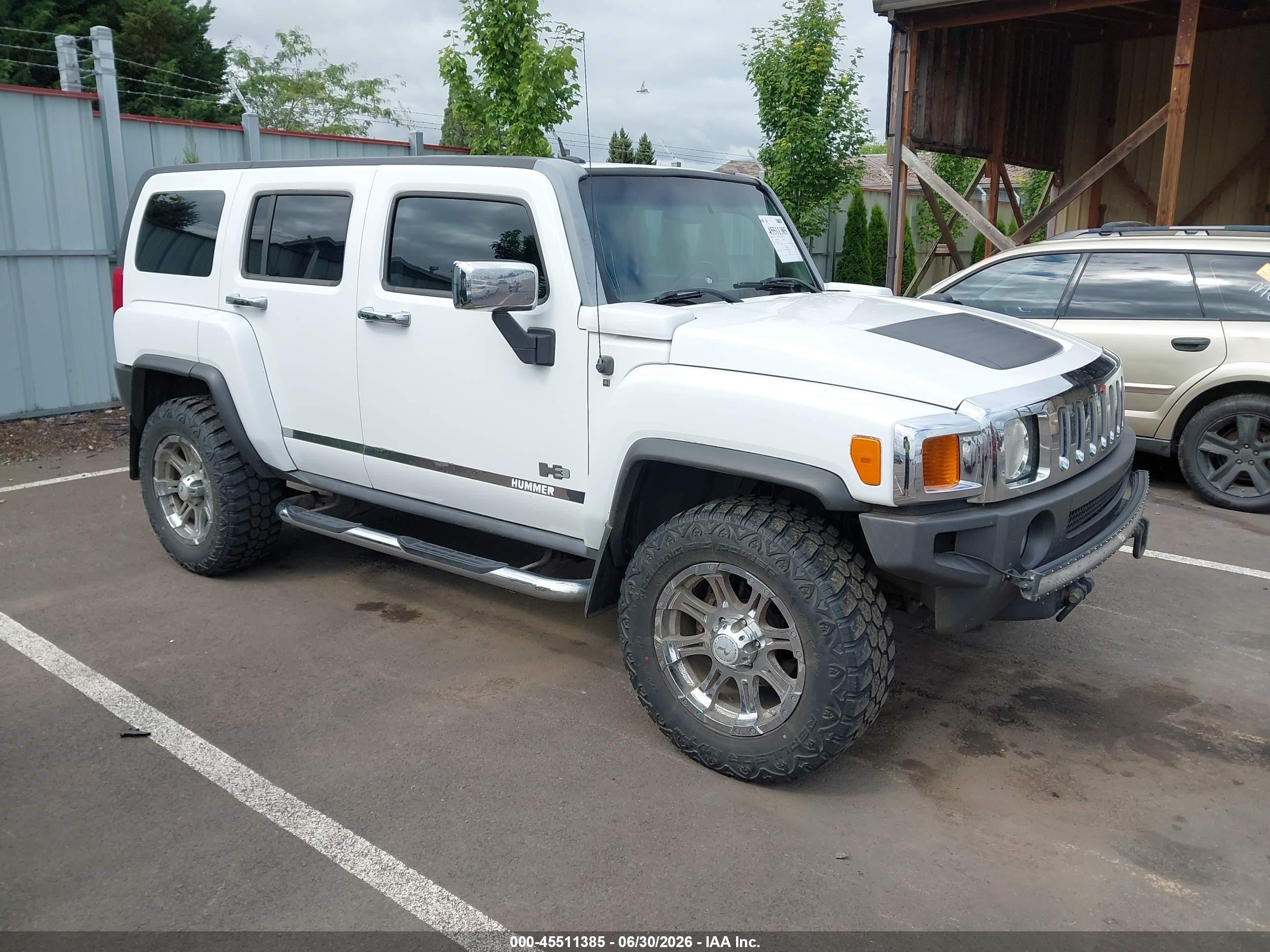 2007 Hummer H3 SUV, VIN 5GTDN13EX78254092 — Обычный износ