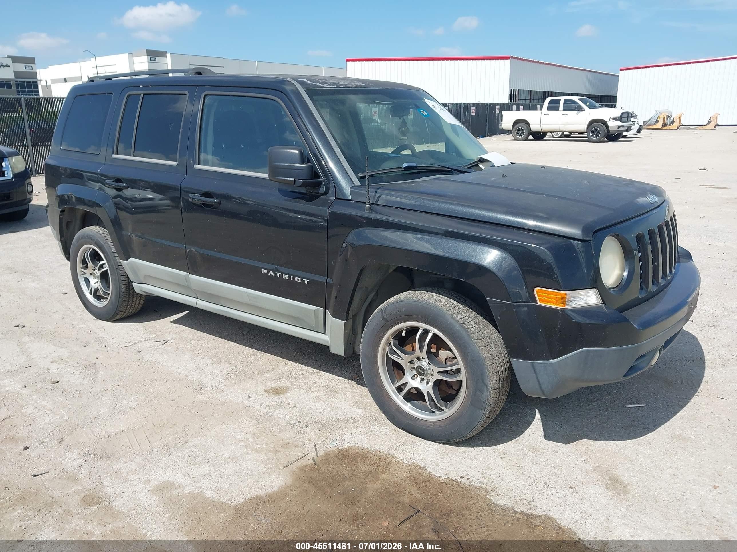2011 Jeep Patriot Sport, VIN 1J4NF1GB5BD158258 — Normal wear