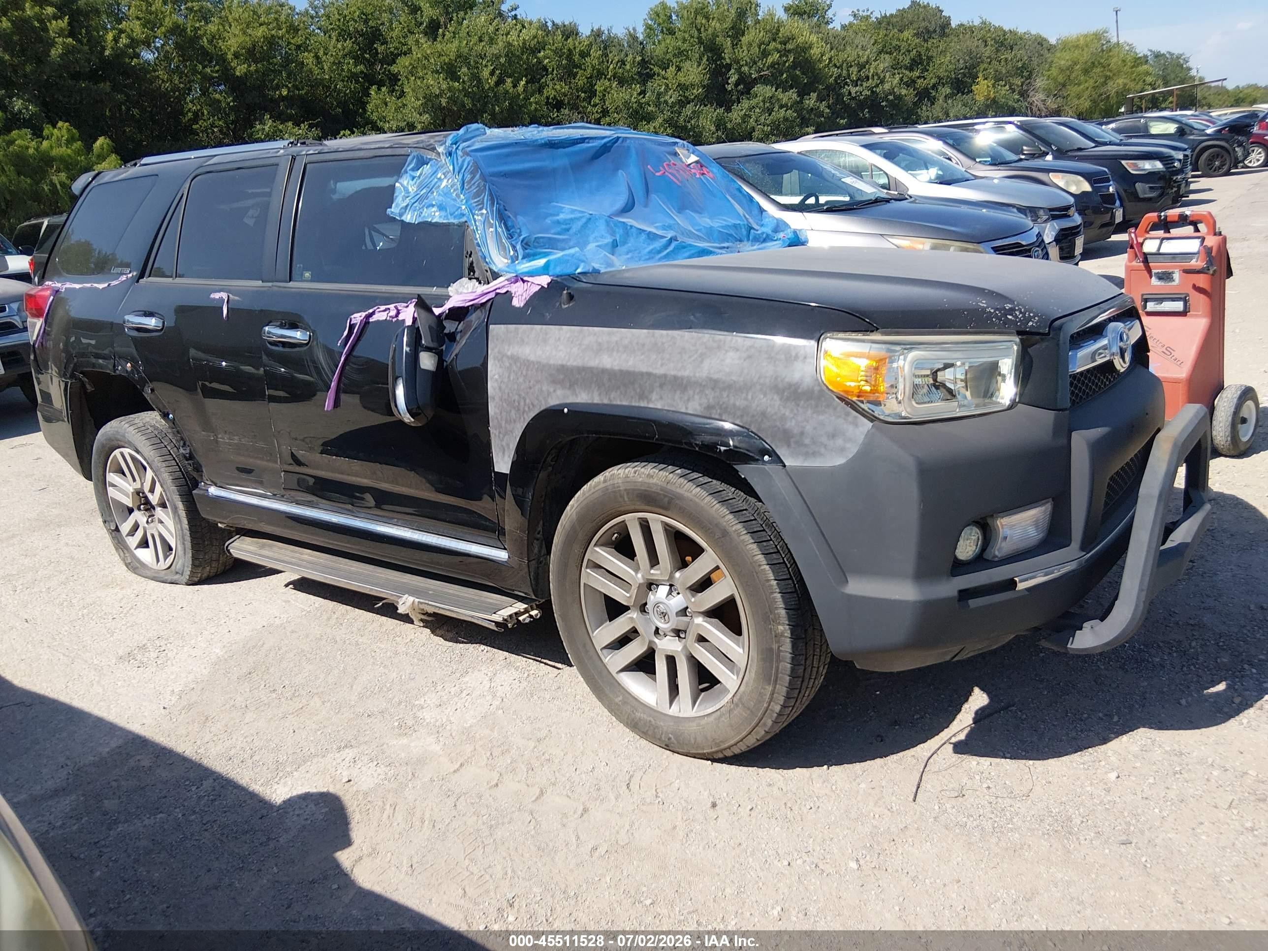 2010 Toyota 4Runner Limited, VIN JTEZU5JR0A5006466 — Not stated