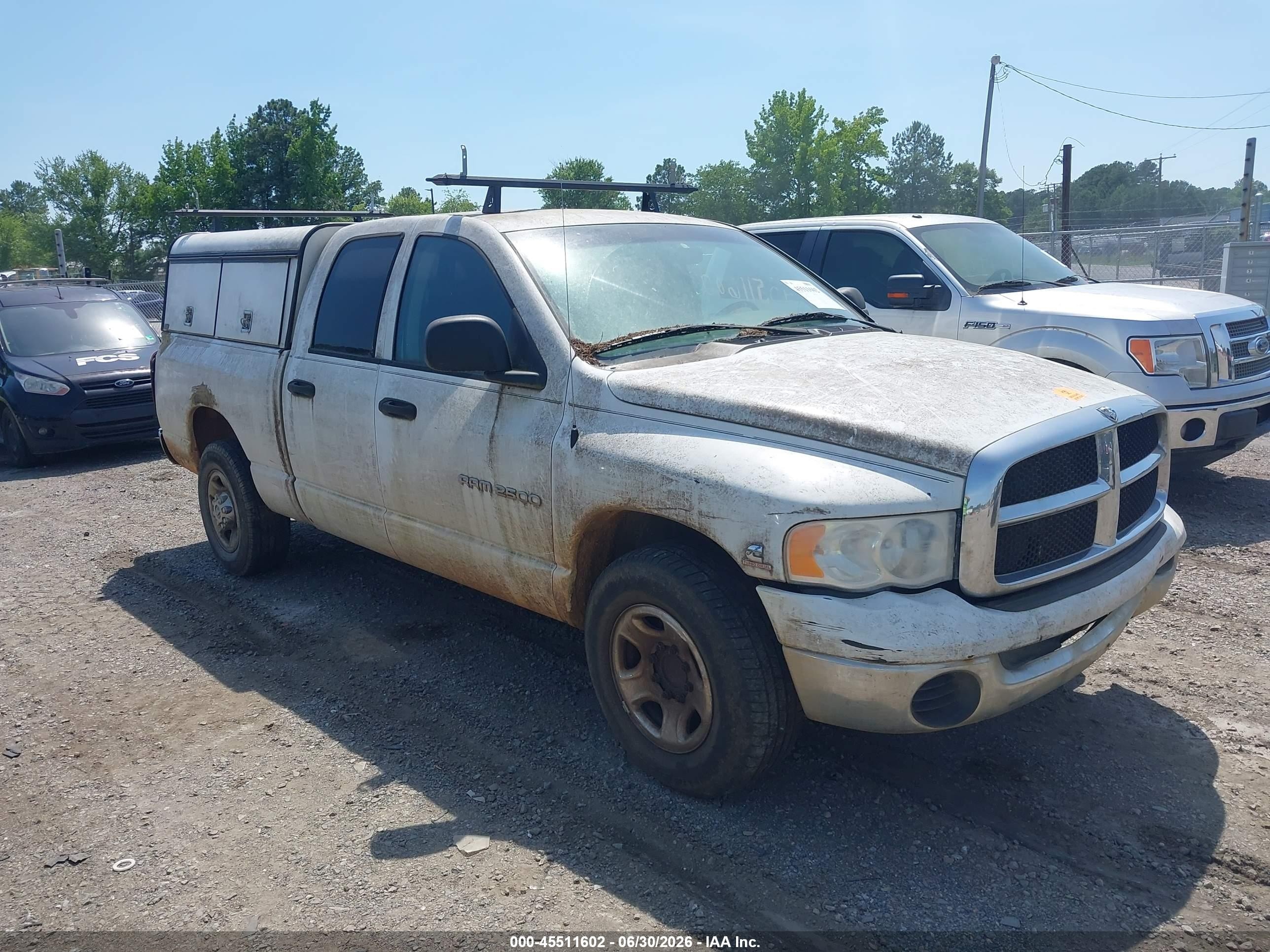 2005 Dodge 2500 SLT, VIN 3D7KR28CX5G748742 — Обычный износ
