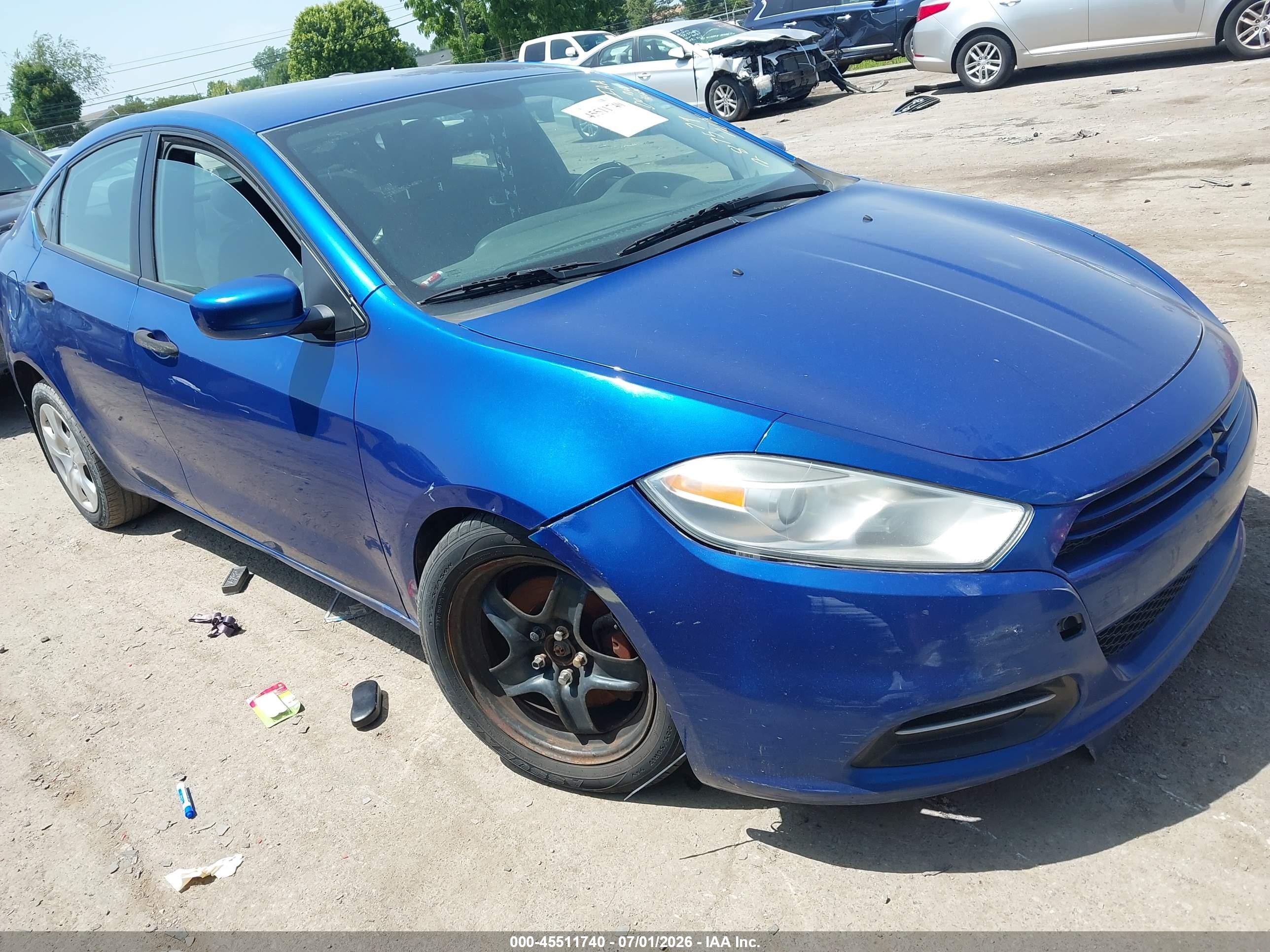2013 Dodge Dart SE, VIN 1C3CDFAA2DD287579 — Обычный износ