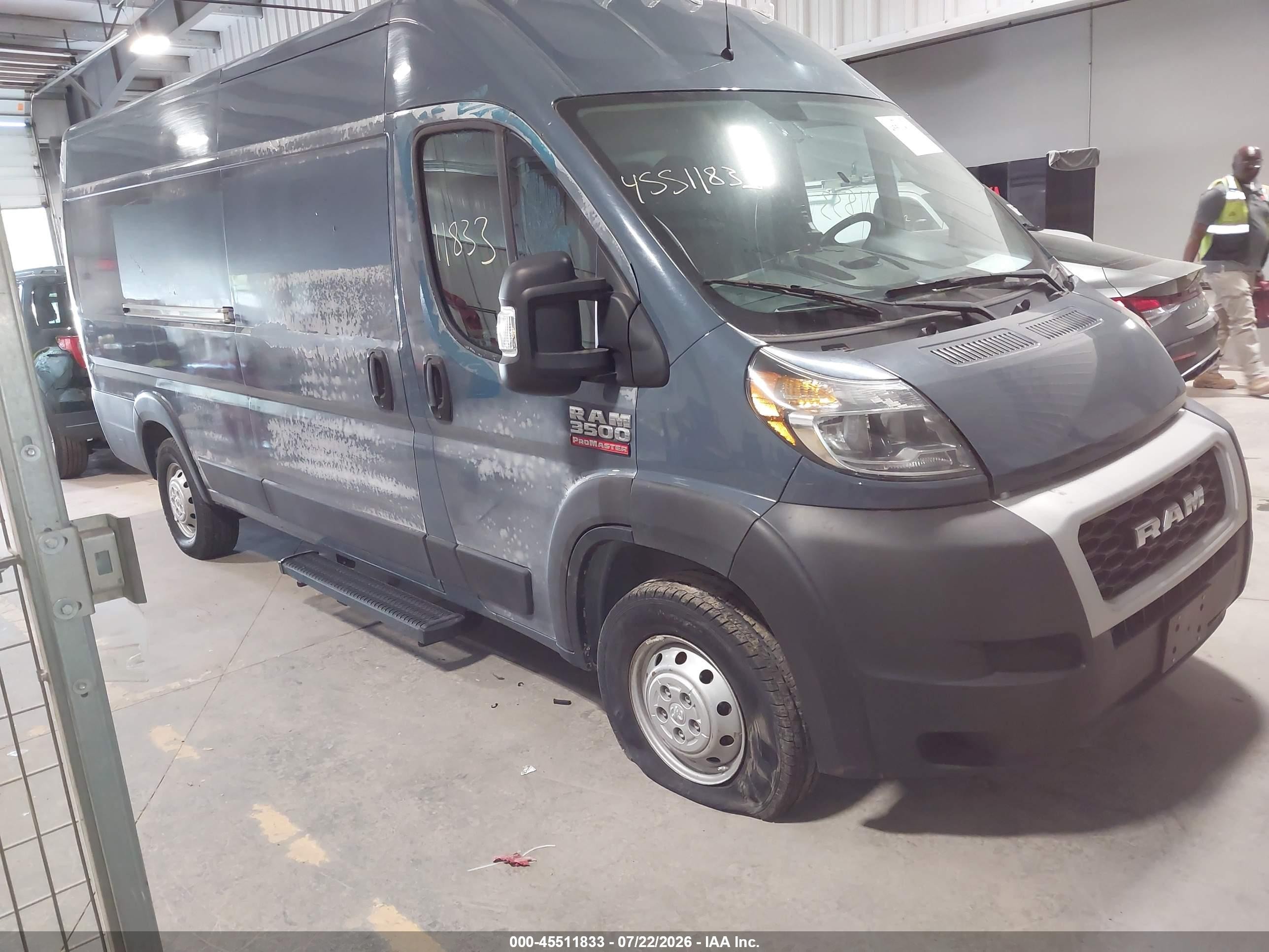 2019 Ram ProMaster Cargo, VIN 3C6URVJG8KE553707 — Undercarriage