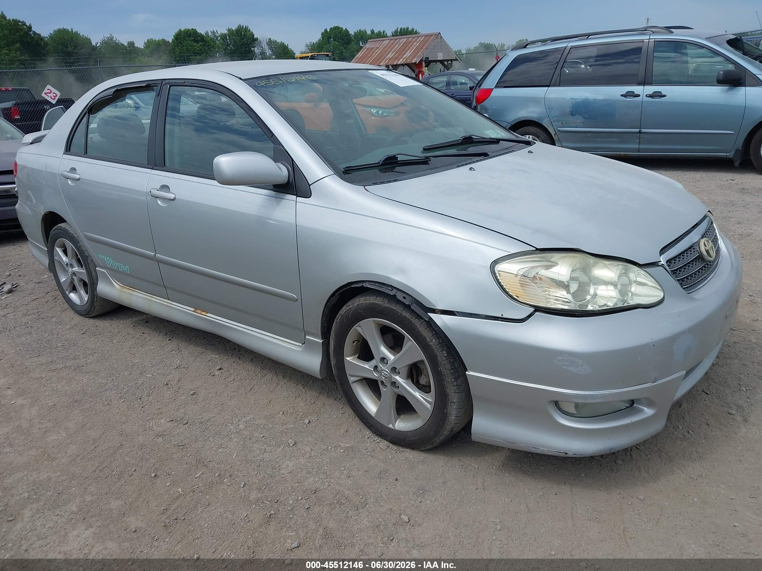 2008 Toyota Corolla CE, VIN 2T1BR32E08C937344 — Rear end