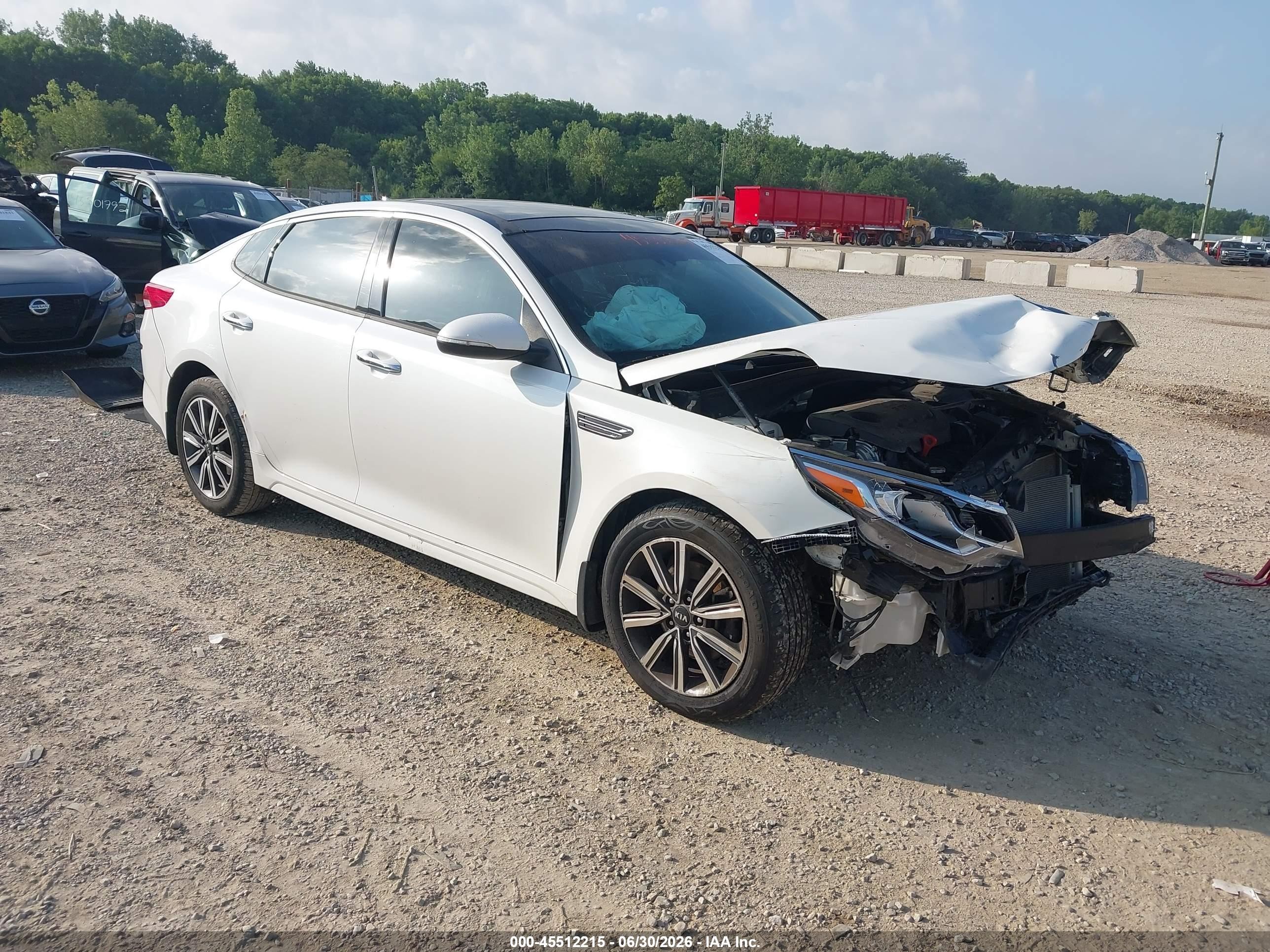 2019 Kia Optima S, VIN 5XXGT4L38KG329453 — All over