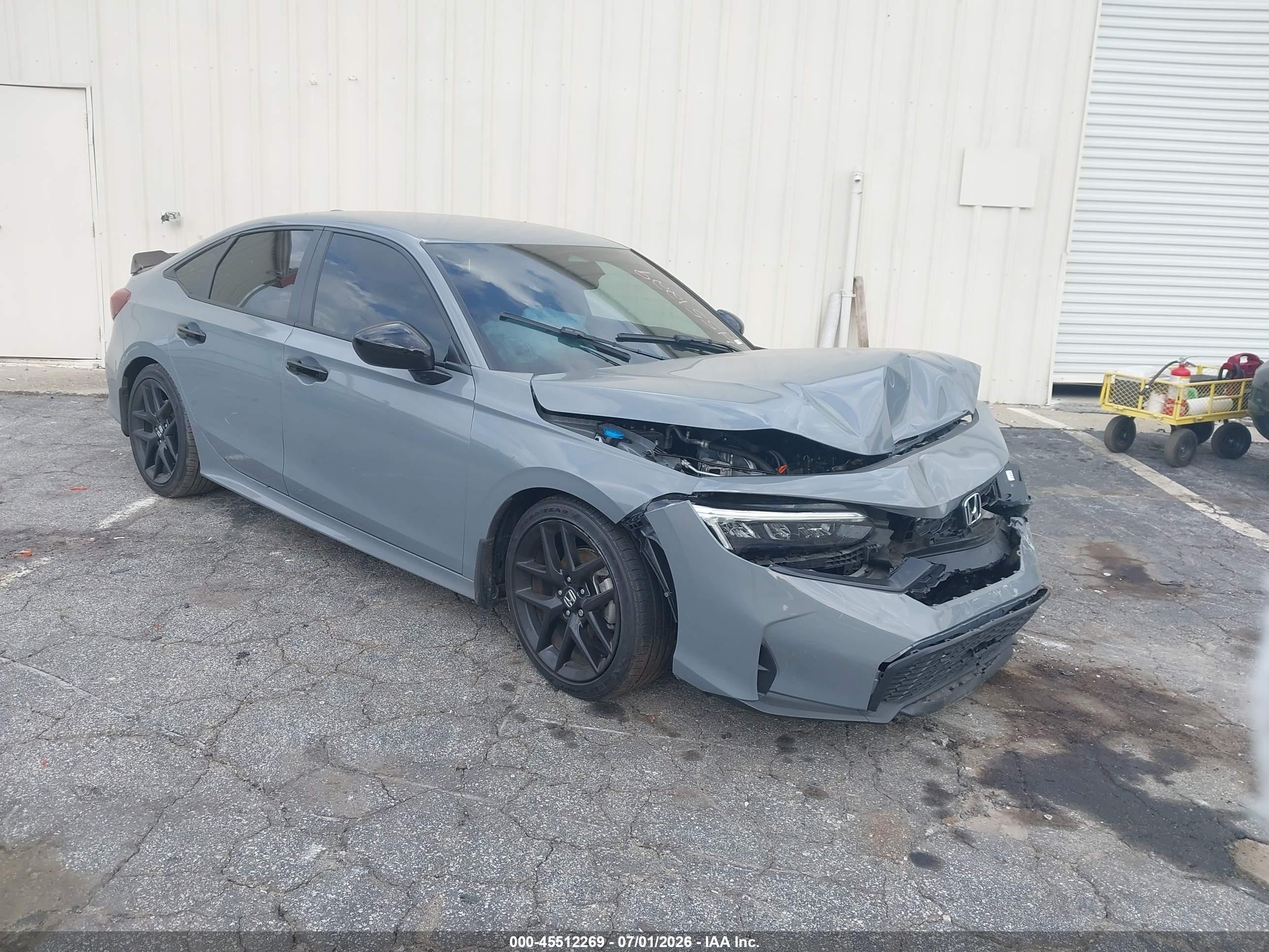 2026 Honda Civic Sport, VIN 2HGFE2F58TH511967 — Front end