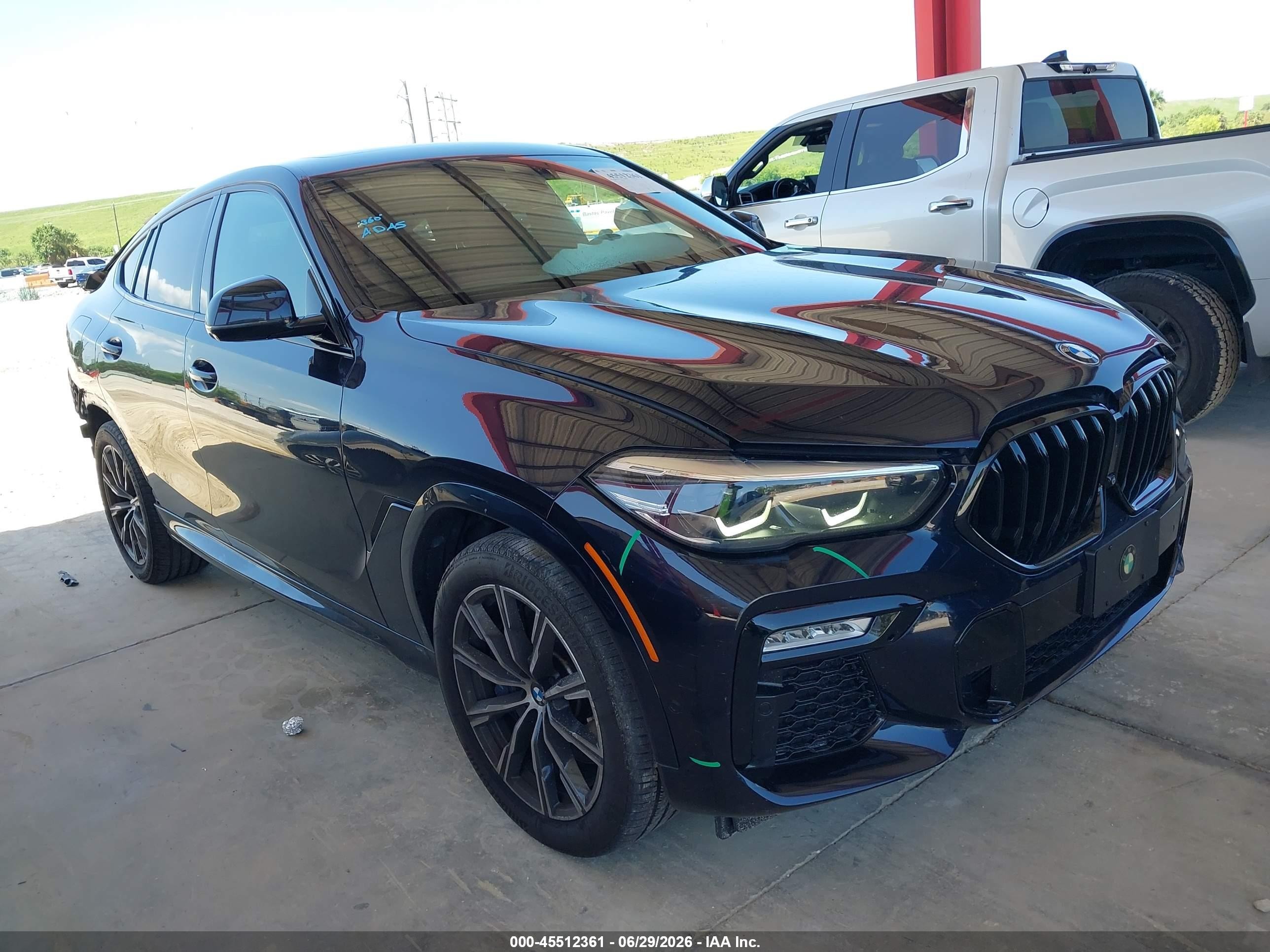 2020 BMW X6 xDrive40i, VIN 5UXCY6C0XL9C82685 — Зад