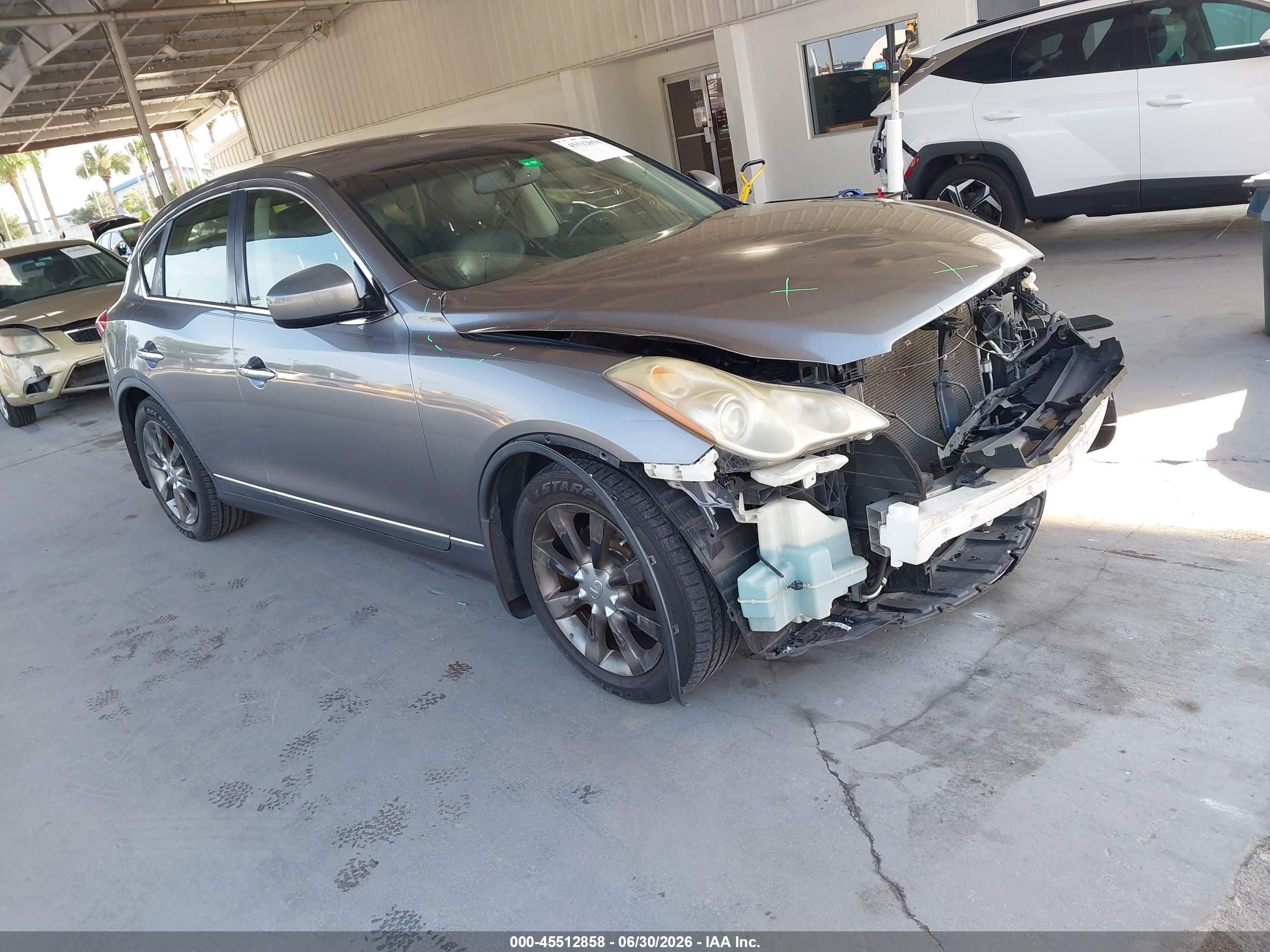 2012 Infiniti EX Journey, VIN JN1AJ0HP6CM400874 — Front end