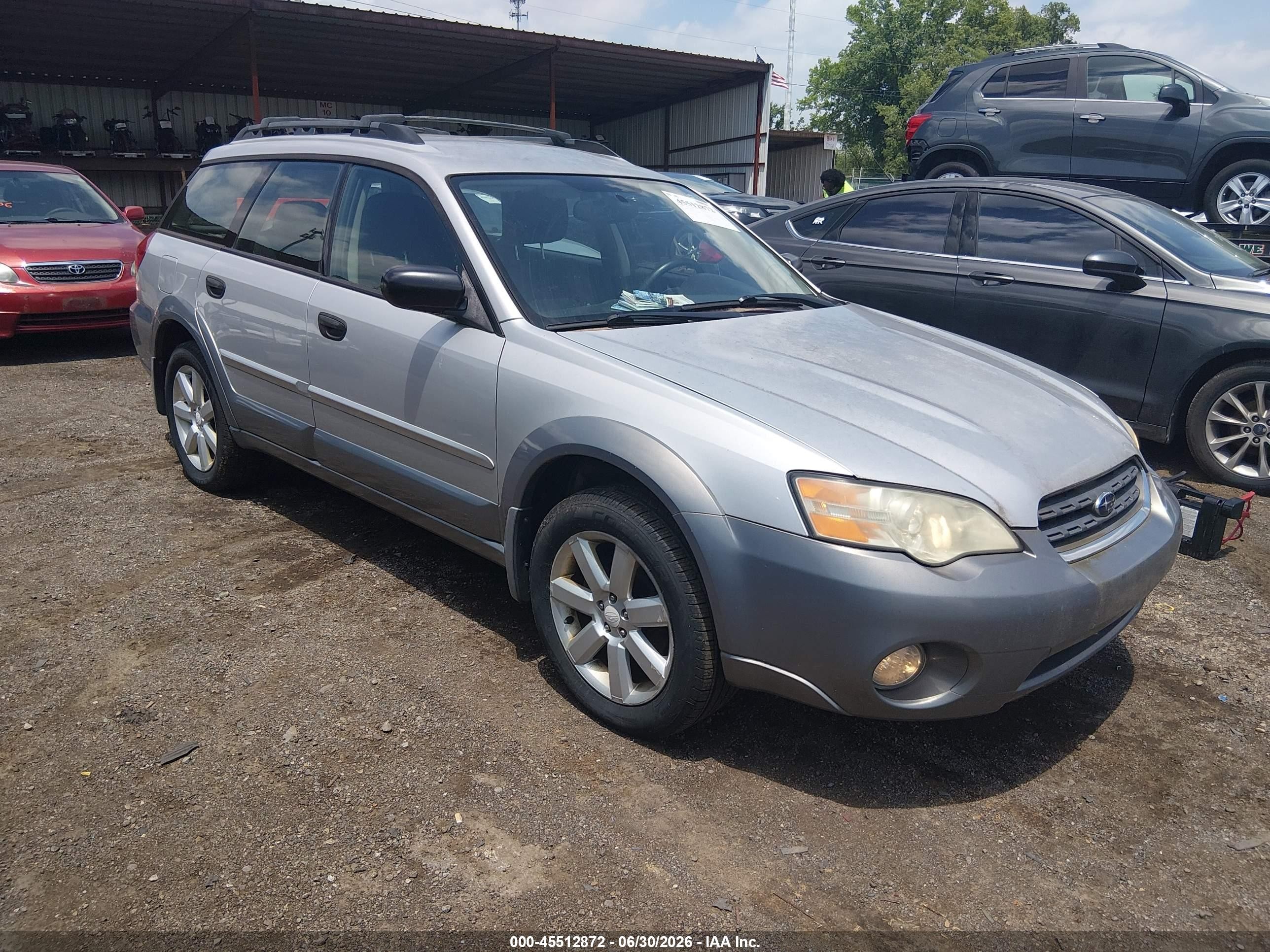 2006 Subaru Legacy Outback, VIN 4S4BP61C167344660 — Normal wear