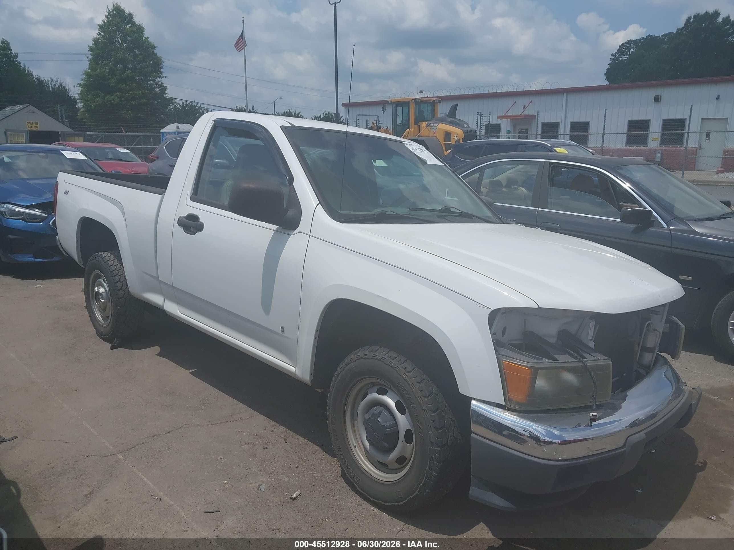 2007 GMC Canyon SL, VIN 1GTCS149578165446 — Перед