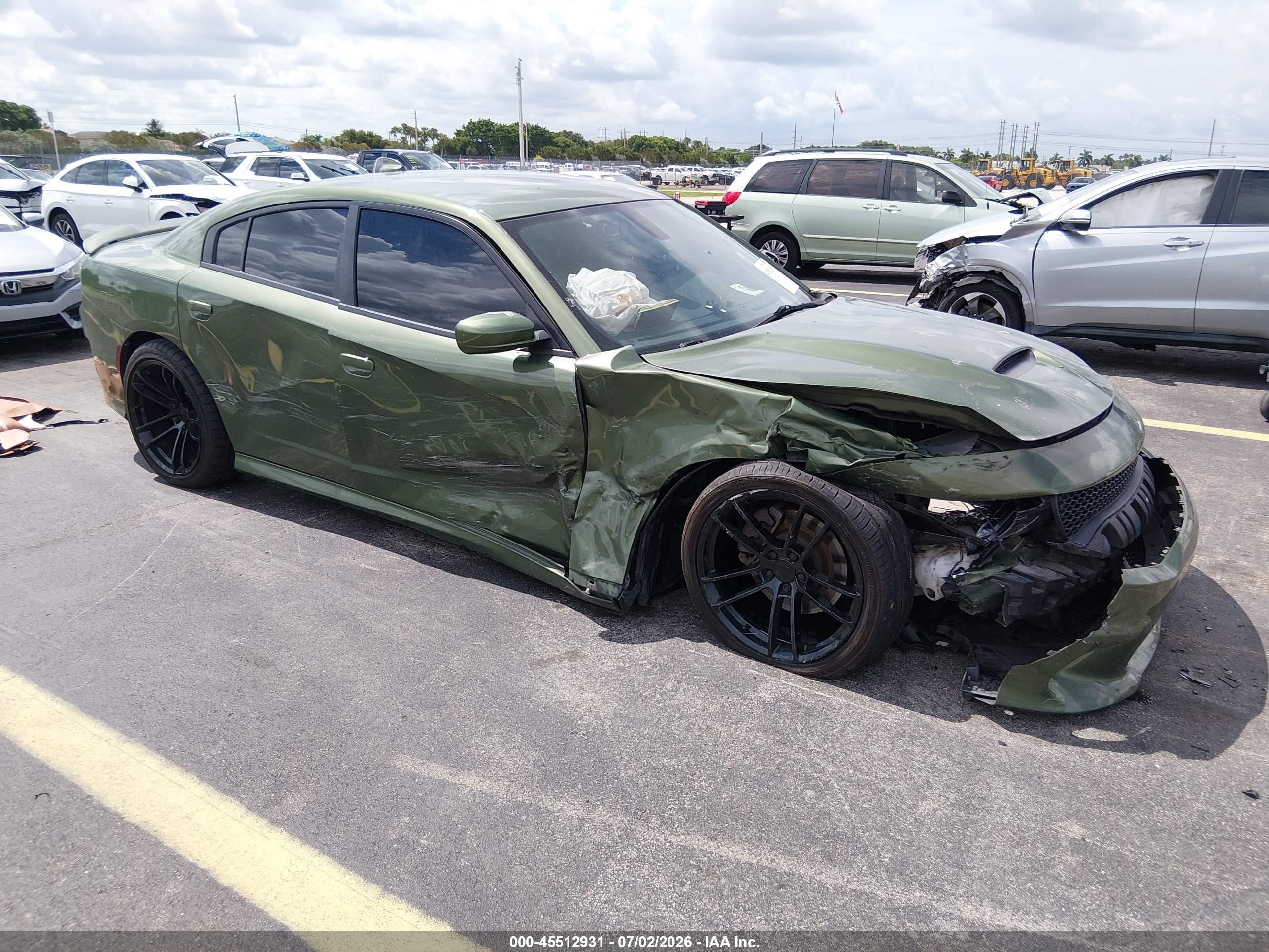 2019 Dodge Charger GT, VIN 2C3CDXHG2KH691840 — Side