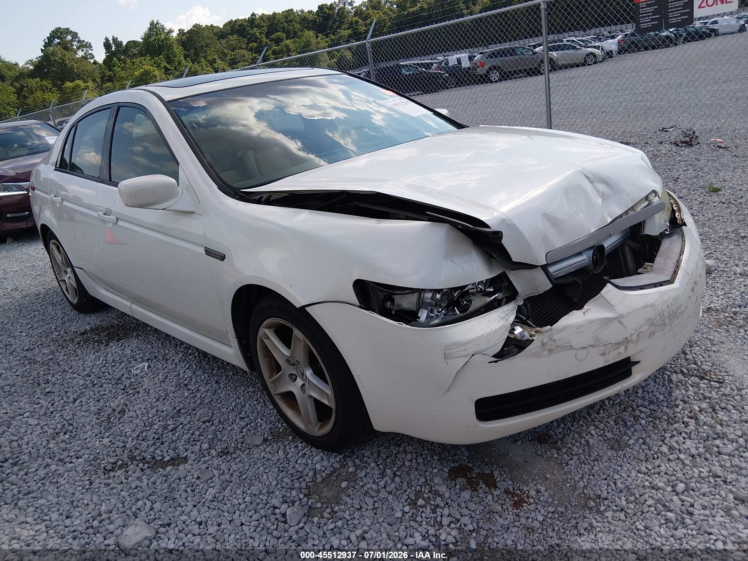 2006 Acura TL, VIN 19UUA66296A045095 — Front end