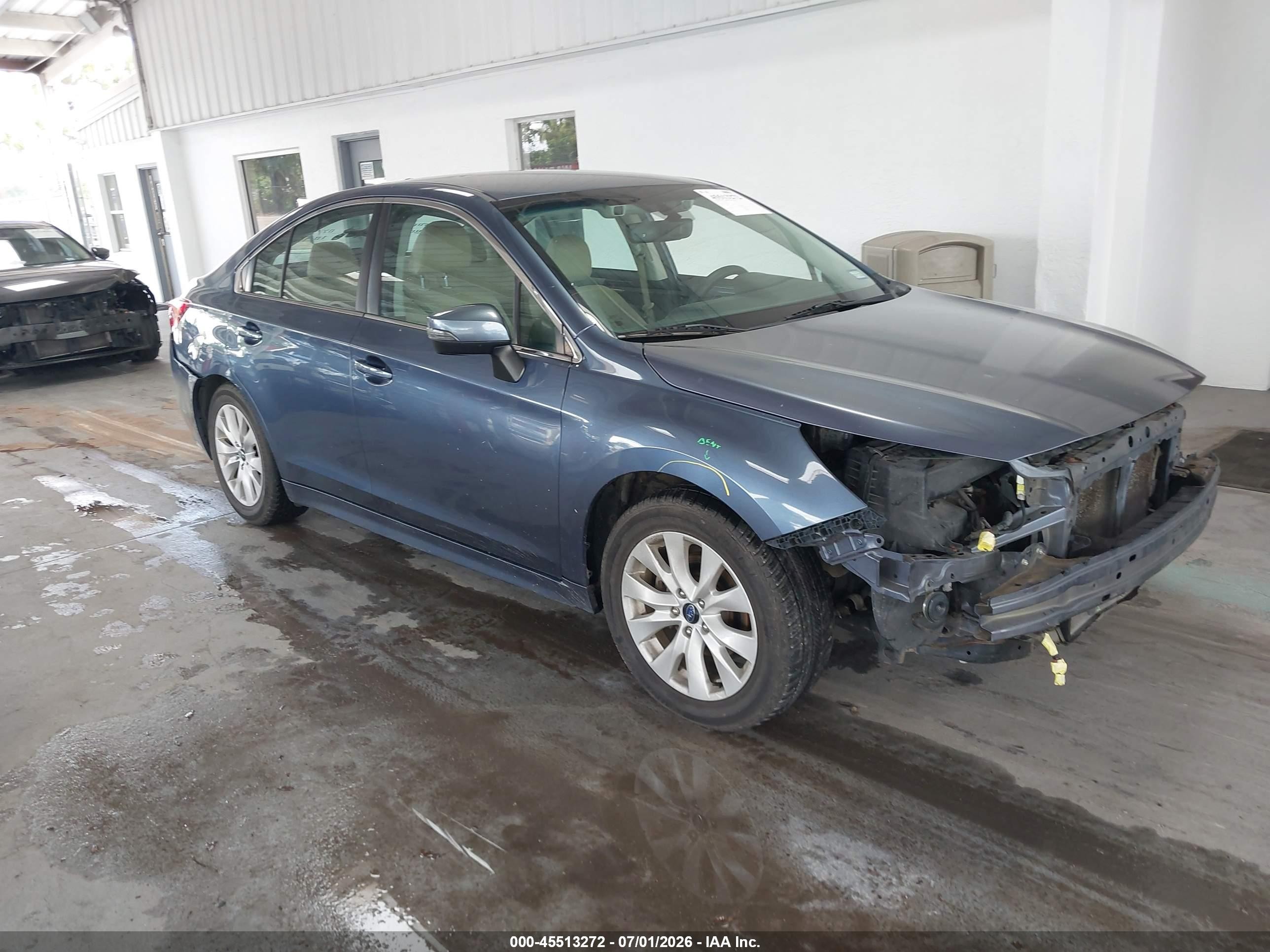 2017 Subaru Legacy Premium, VIN 4S3BNAF67H3020235 — Front end