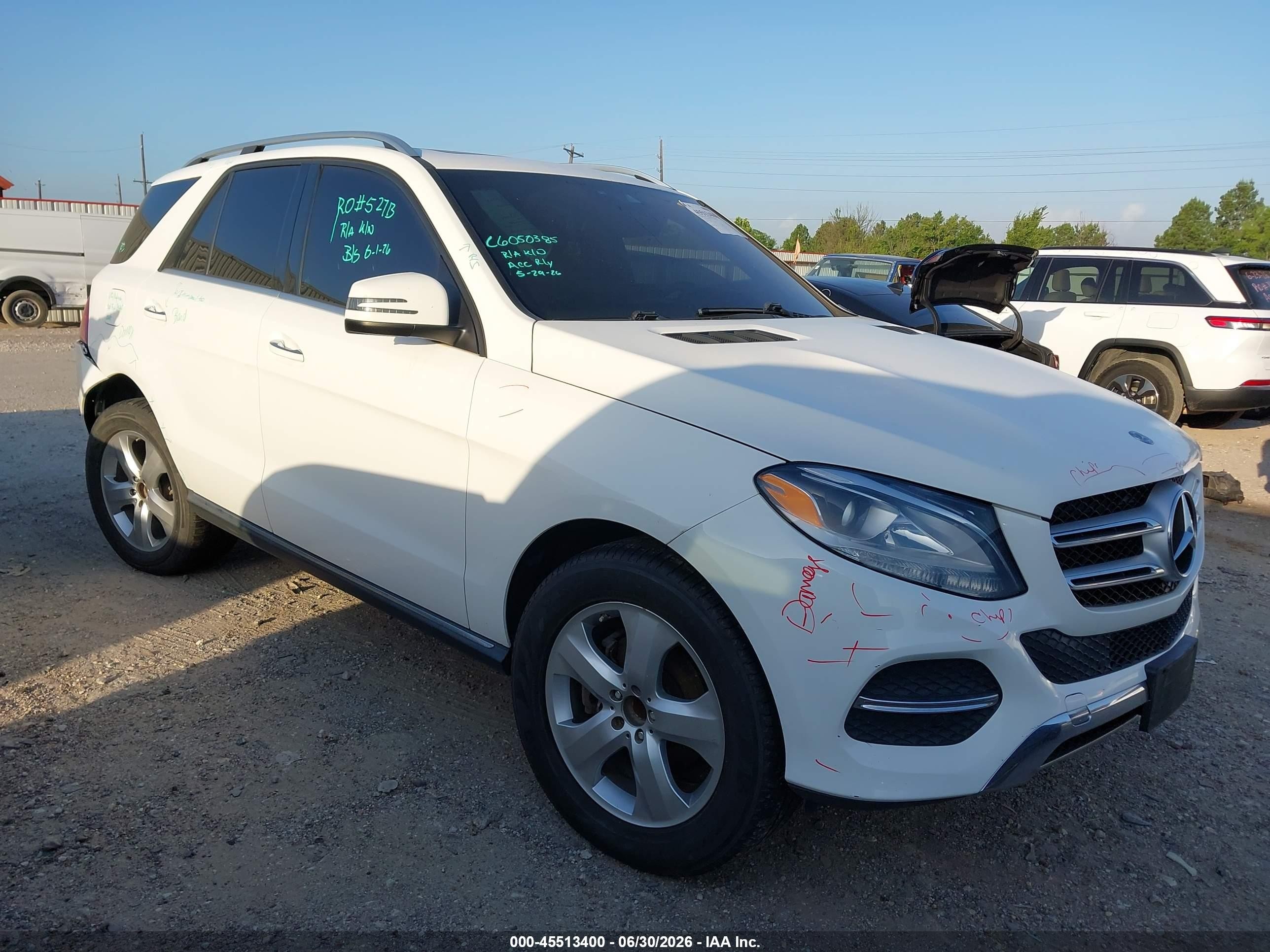 2018 Mercedes-Benz GLE 350, VIN 4JGDA5JB5JB004591 — Rear end