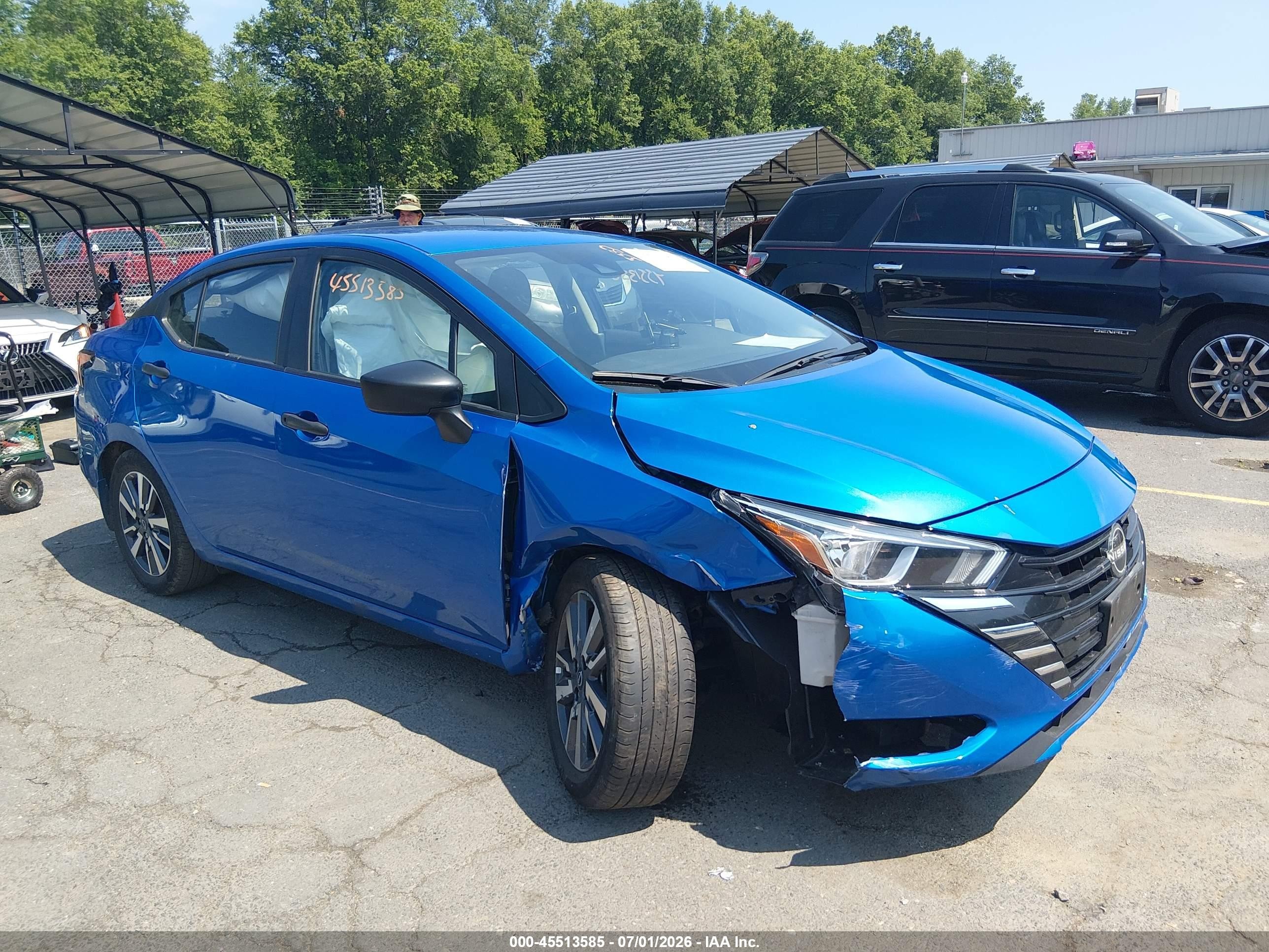 2024 Nissan Versa S, VIN 3N1CN8DVXRL817675 — Front end