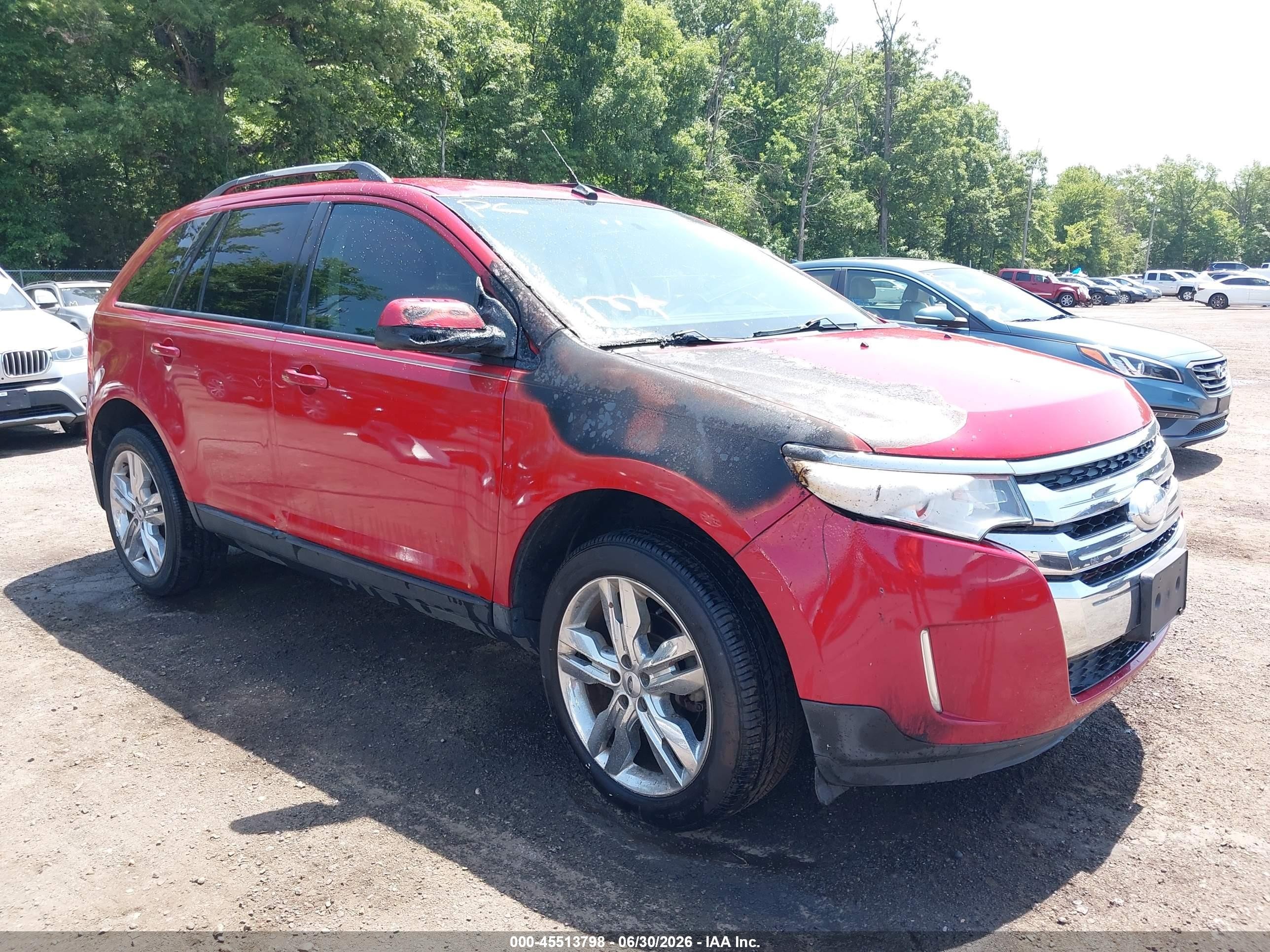 2012 Ford Edge SEL, VIN 2FMDK3JC4CBA67267 — Burn